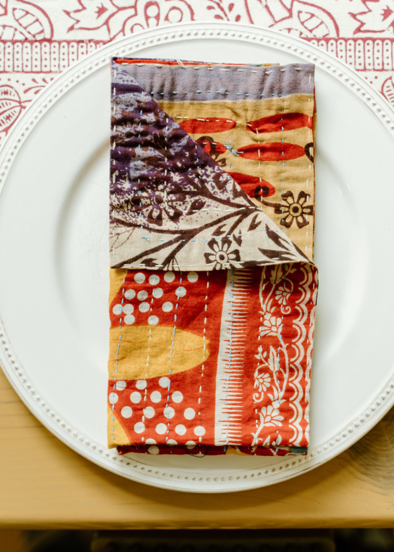 SERRV Kantha Napkins - Set of 4