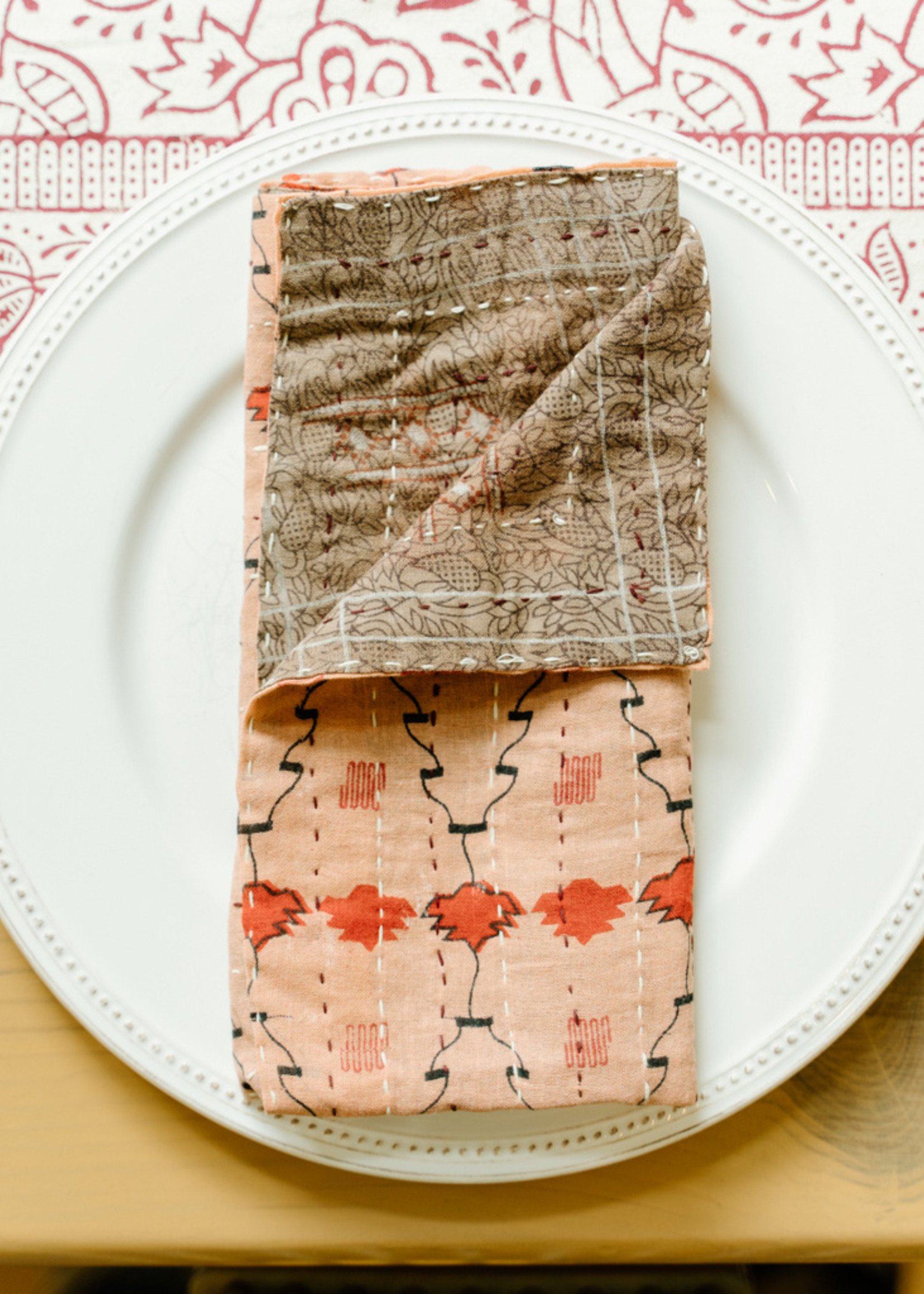 Kantha Napkins - Set of 4 from HumanKind Fair Trade - HumanKind