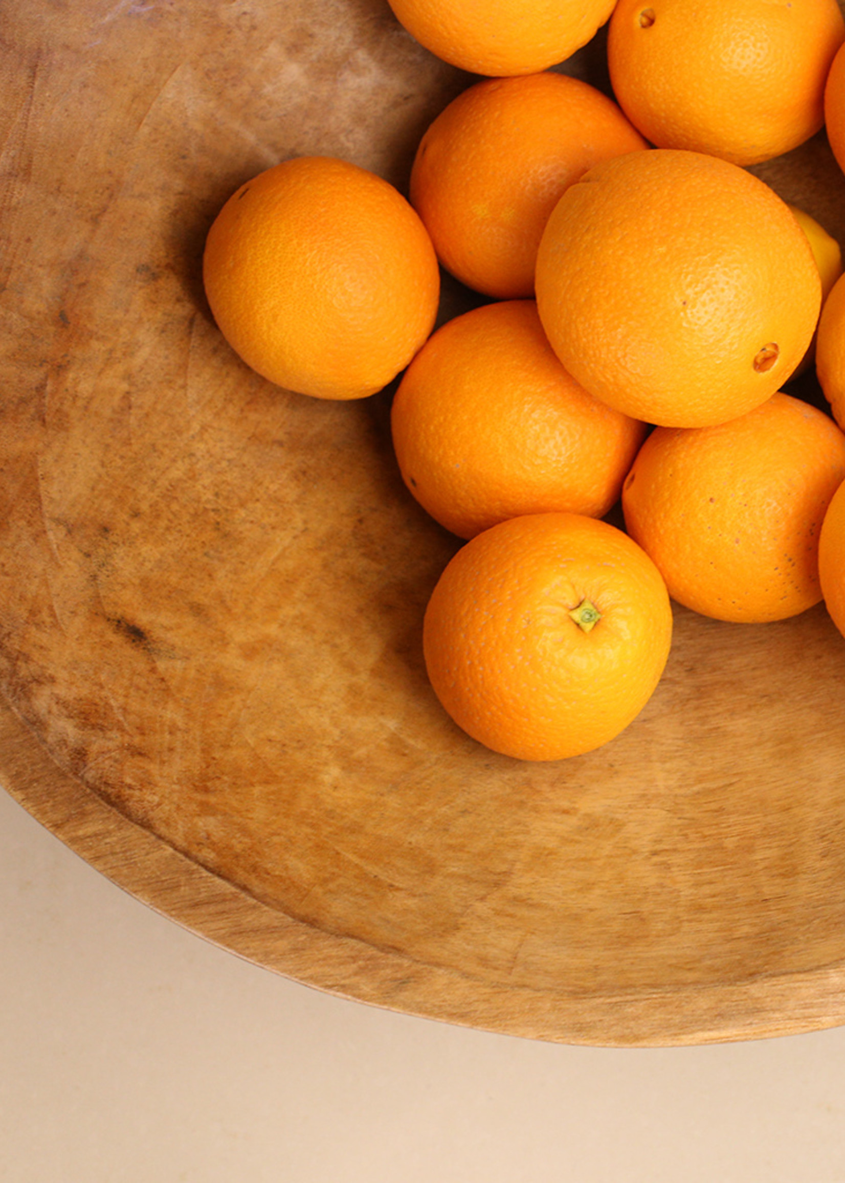 Sobremesa 17-Inch Higuerilla Wood Bowl