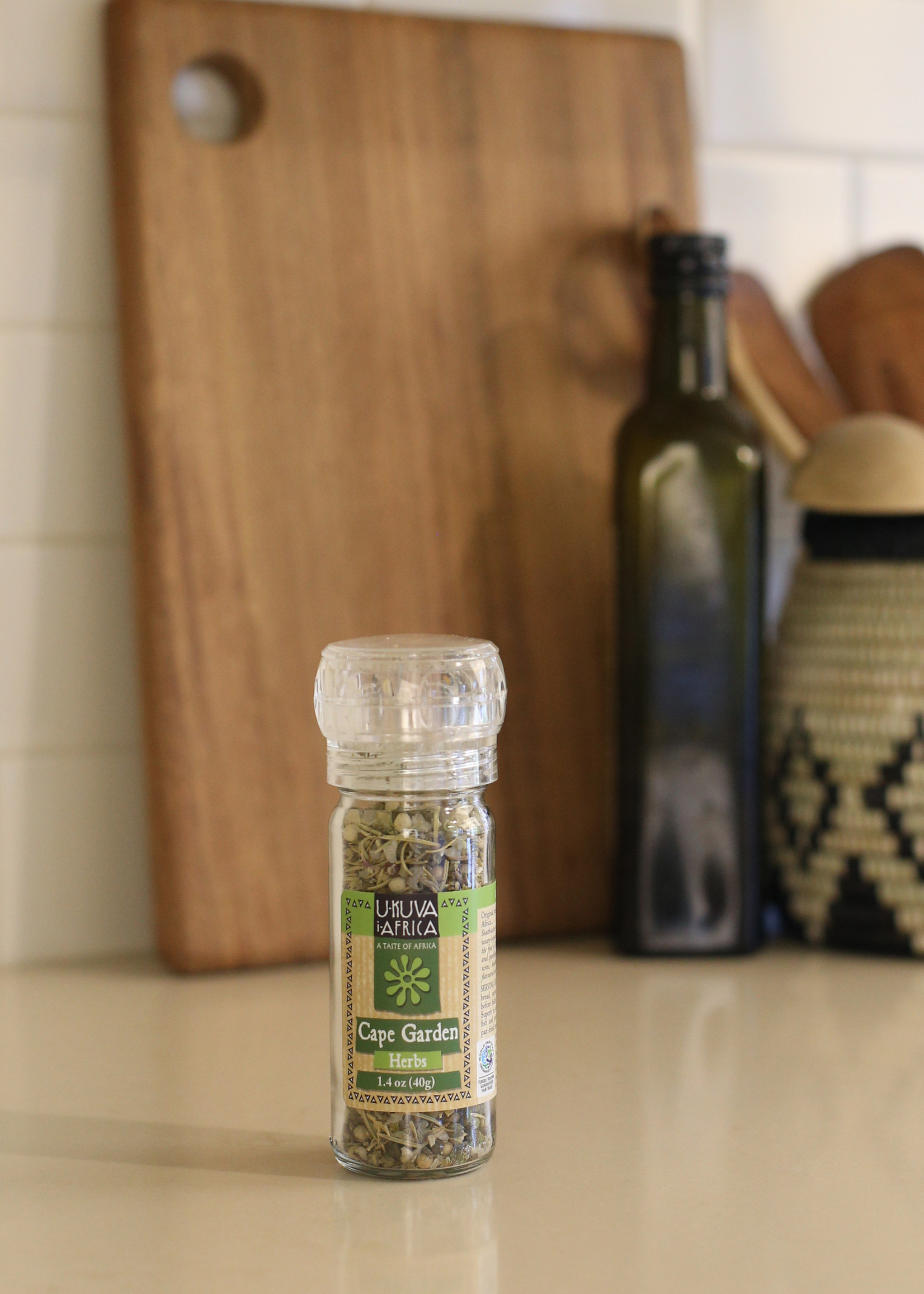 SERRV Ukuva White & Green Herb Spice [Cape Garden]