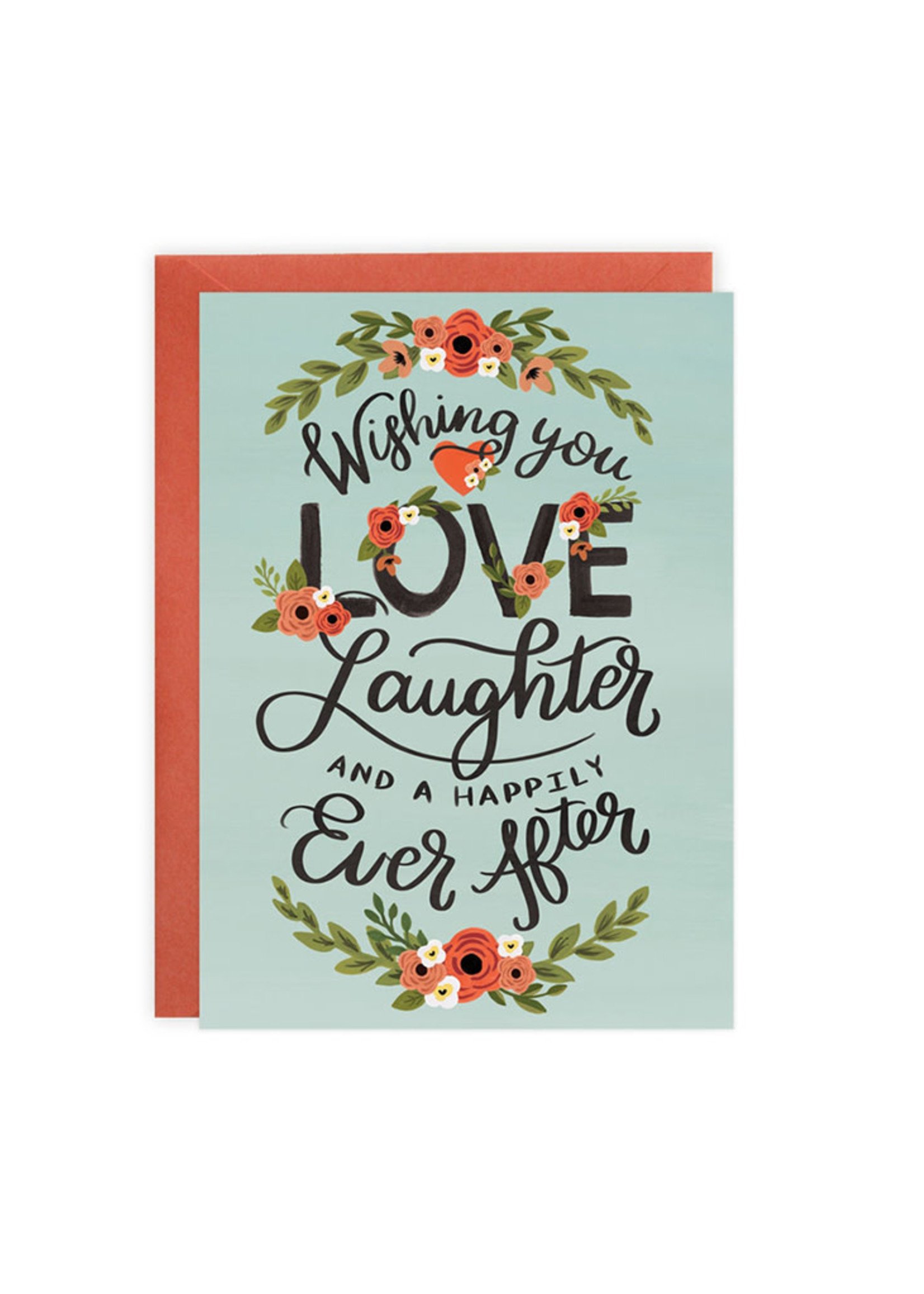 Love and Laughter Wedding Card