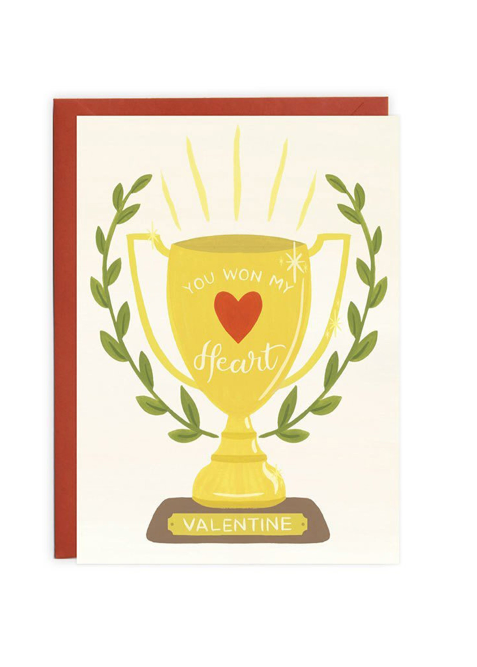 FINAL SALE - Won My Heart Valentine Card