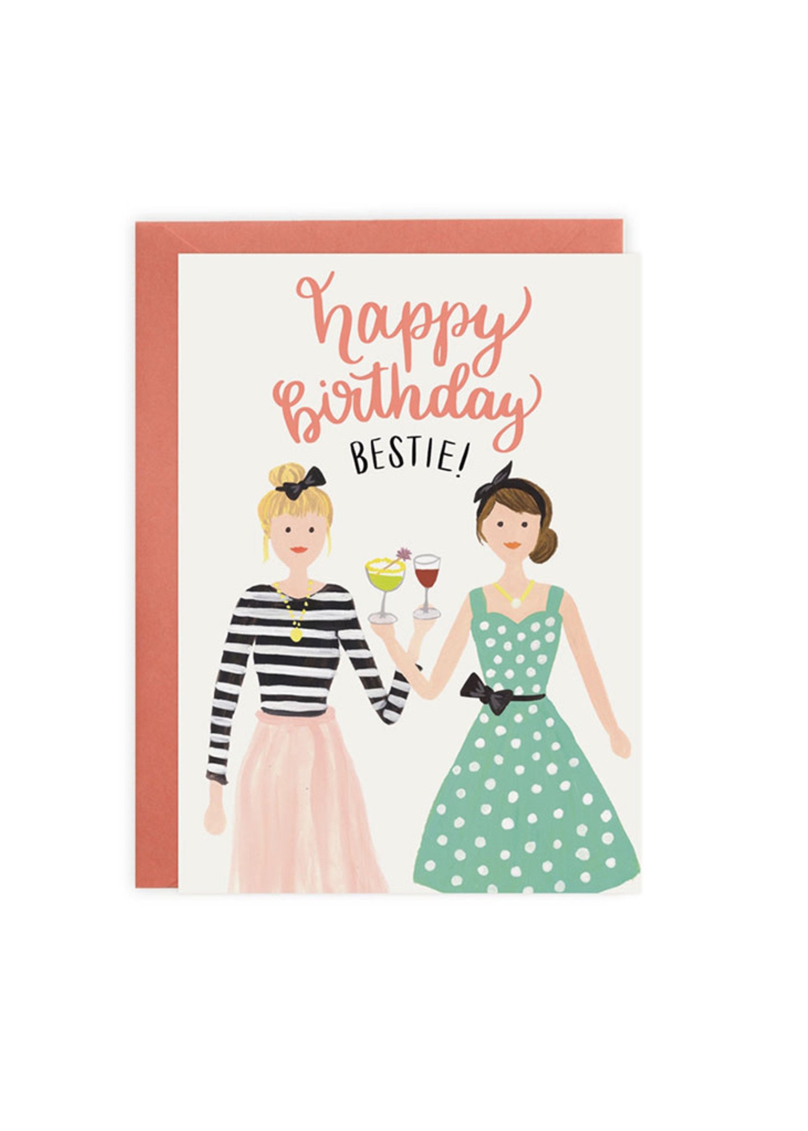 Bestie Birthday Card