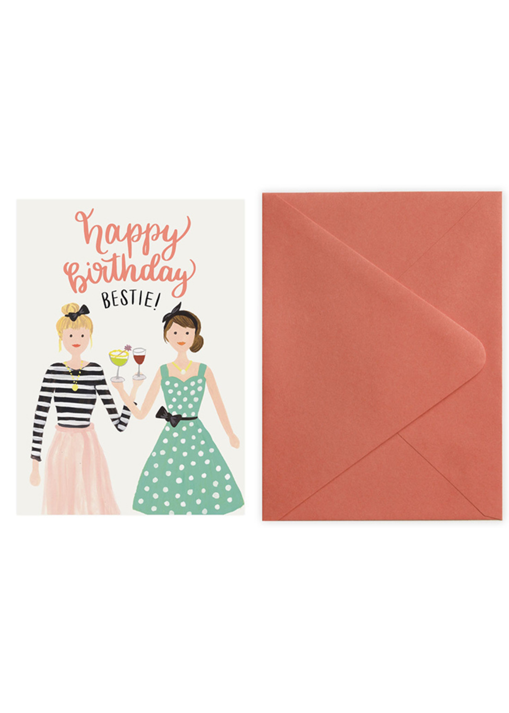 Bestie Birthday Card