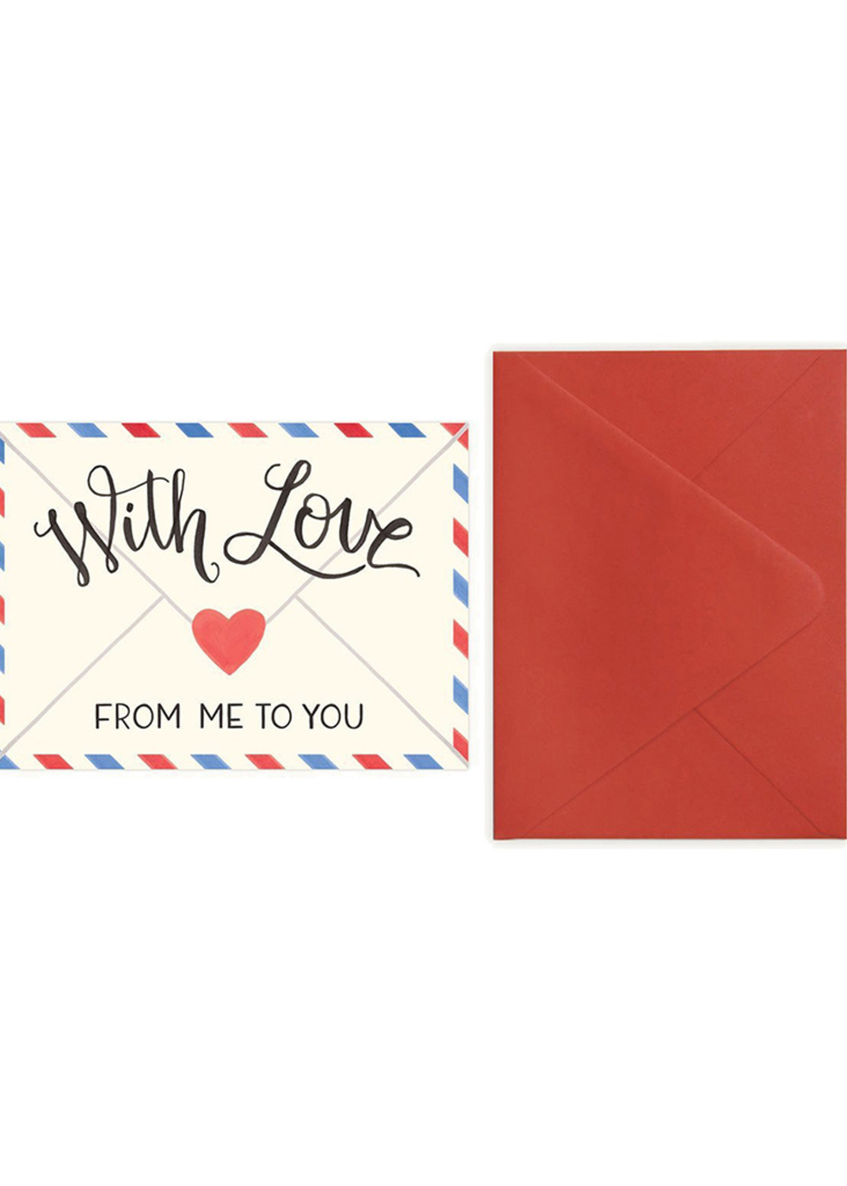 Airmail Love Letter Card