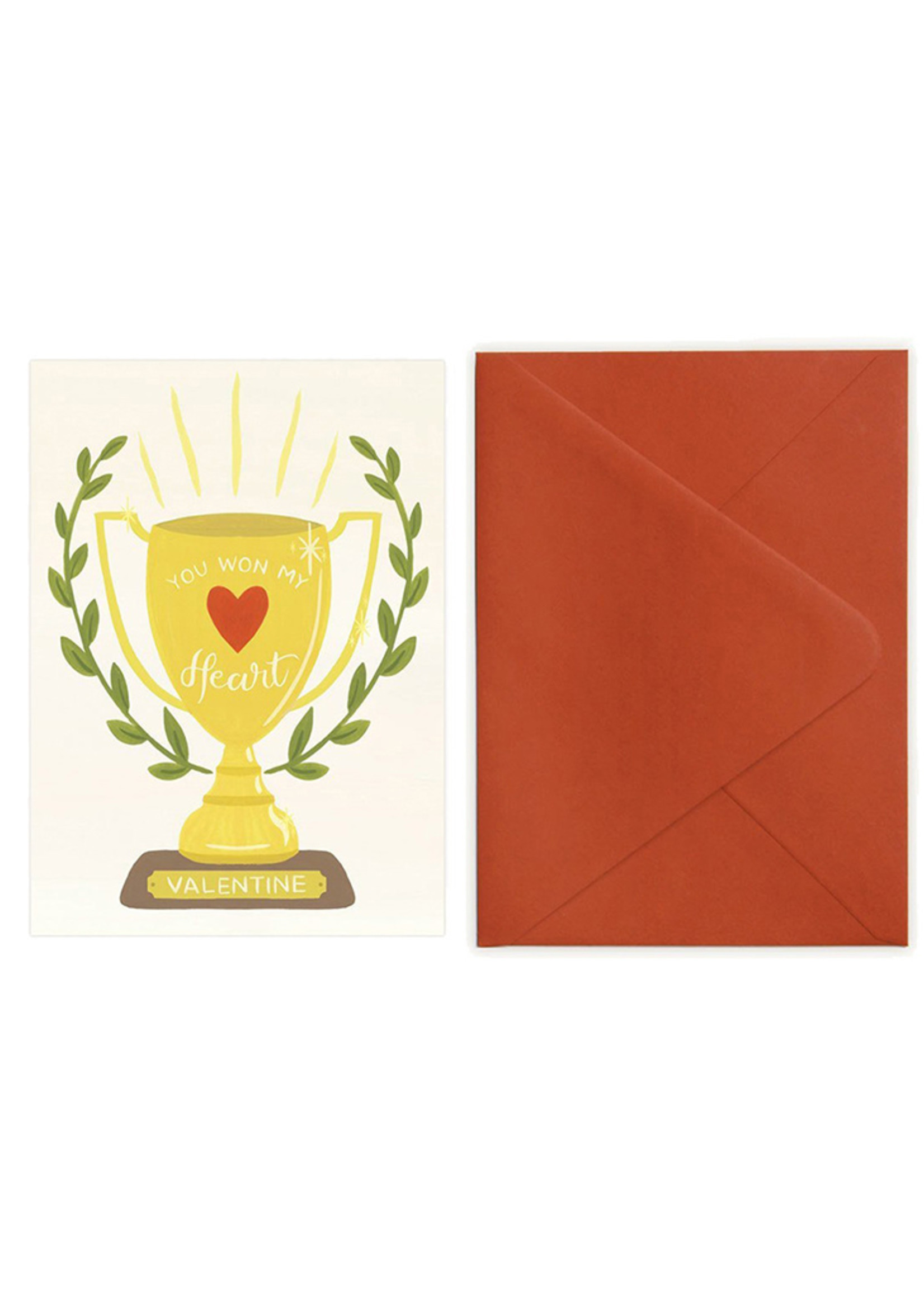FINAL SALE - Won My Heart Valentine Card
