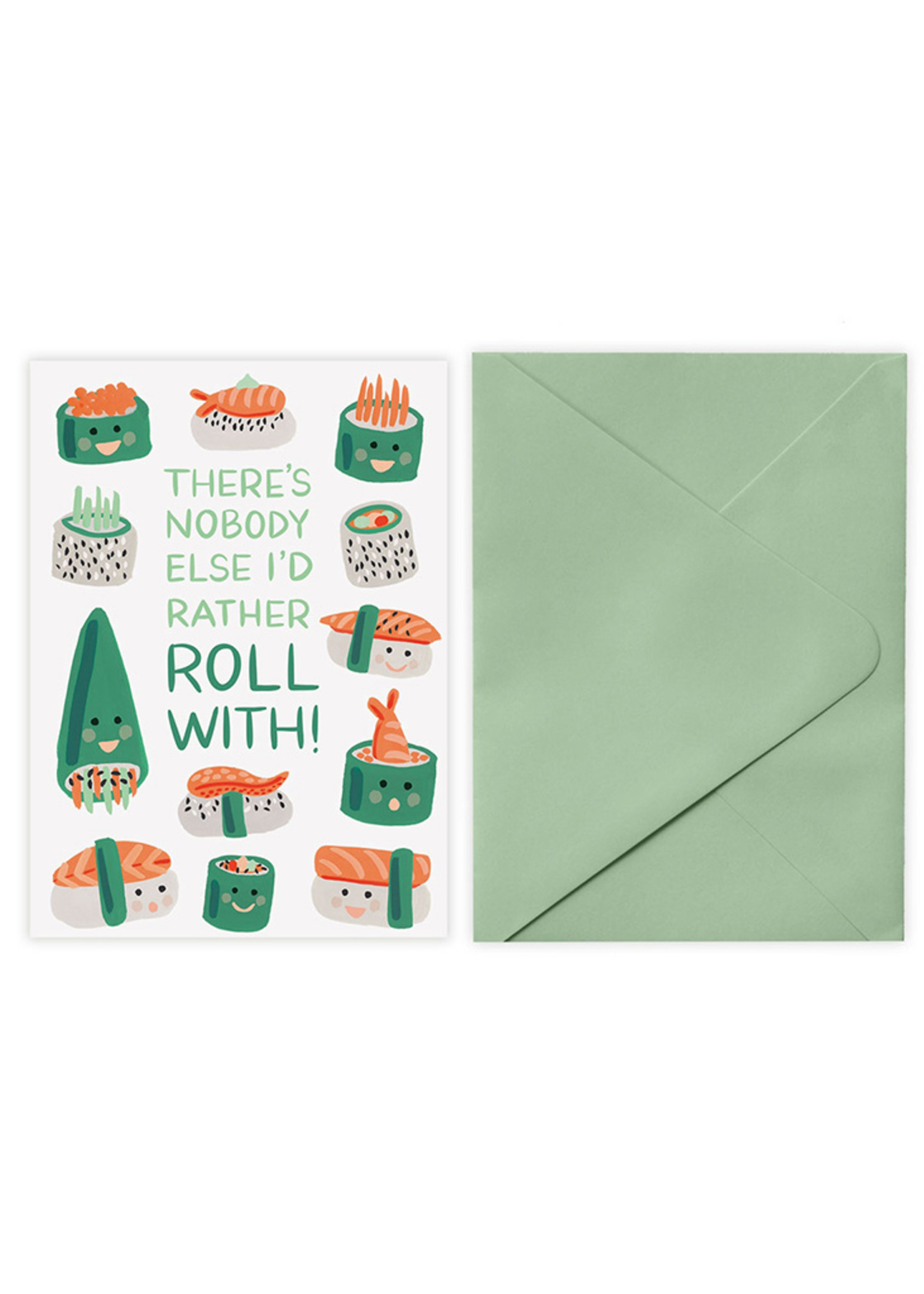 Sushi Roll Together Card