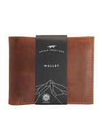 Leather Bi-Fold Wallet - Saddle Brown