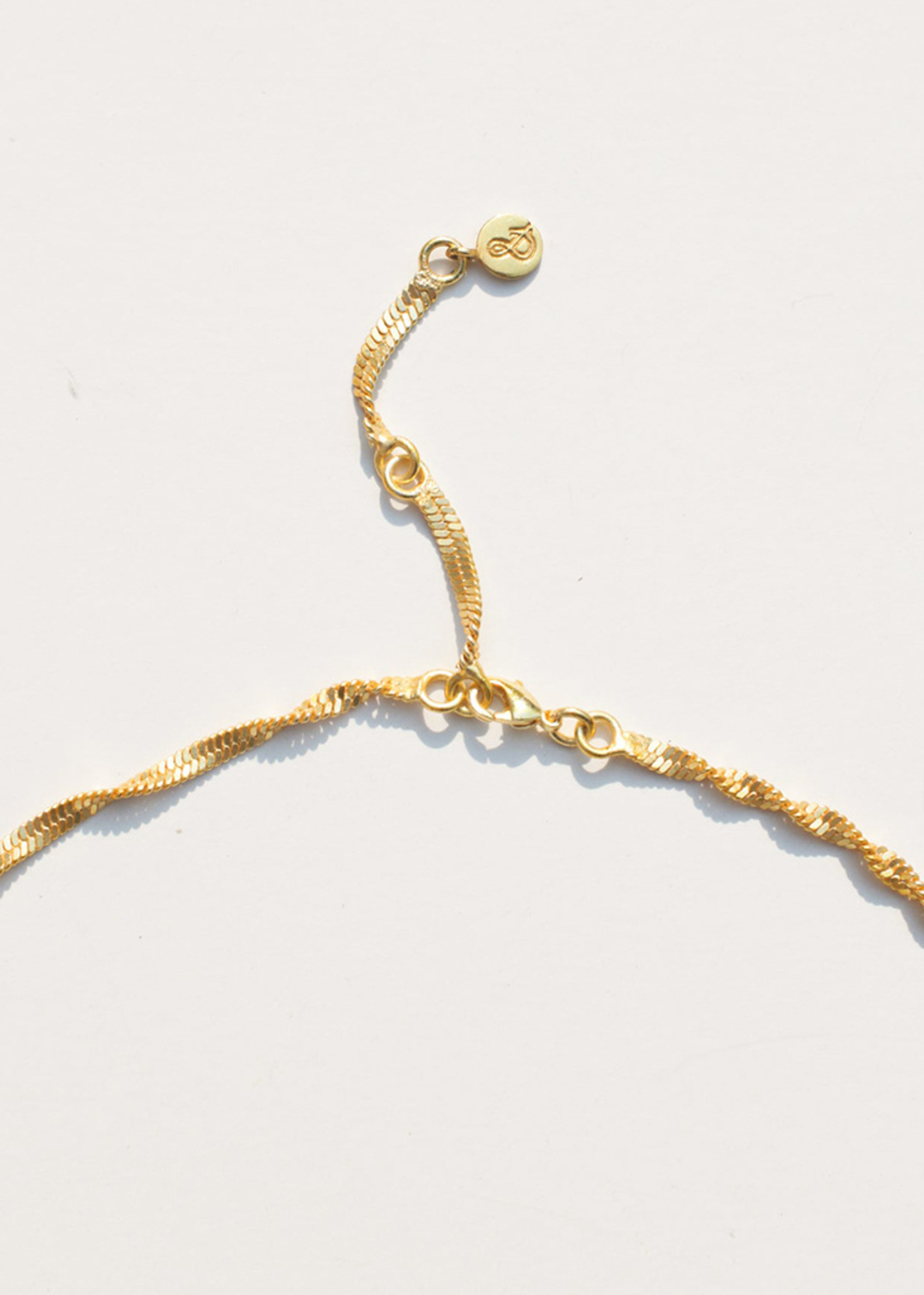 Twisted Herringbone Chain Necklace