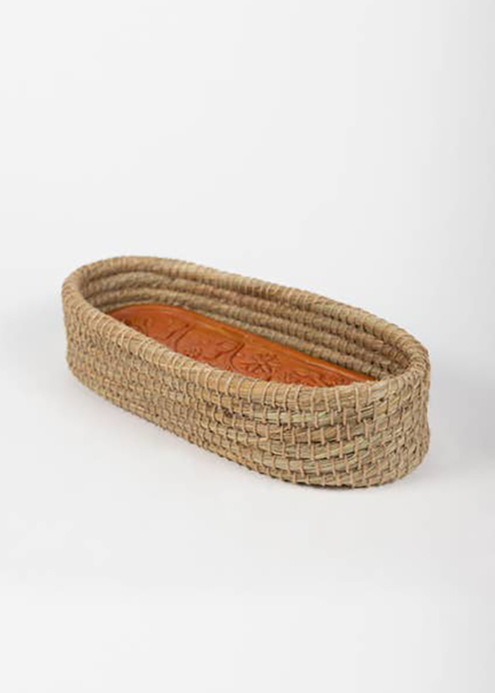 Ten Thousand Villages Toasty Long Bread Warmer Basket