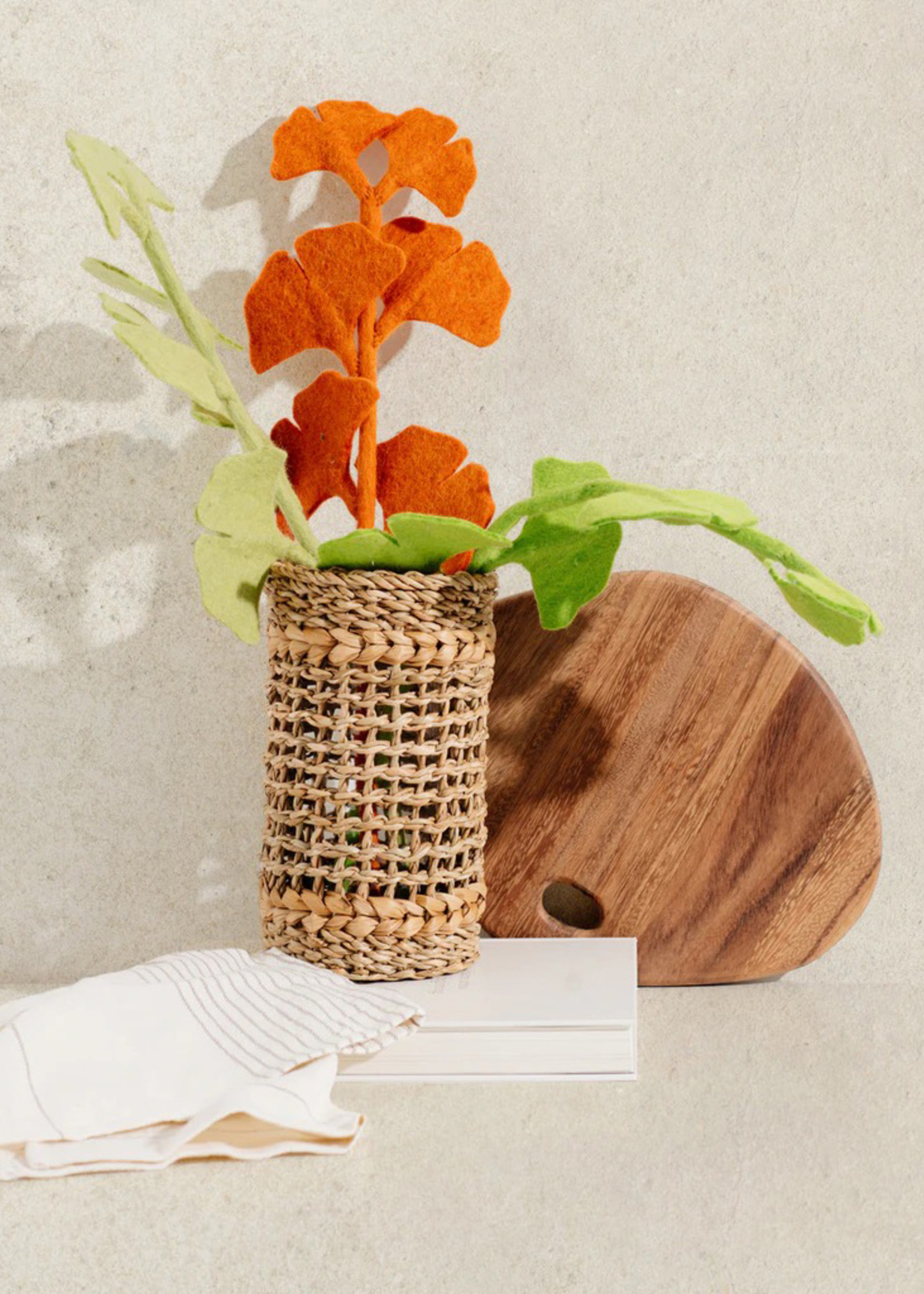 Global Goods Partners FINAL SALE - Felt Gingko Leaves