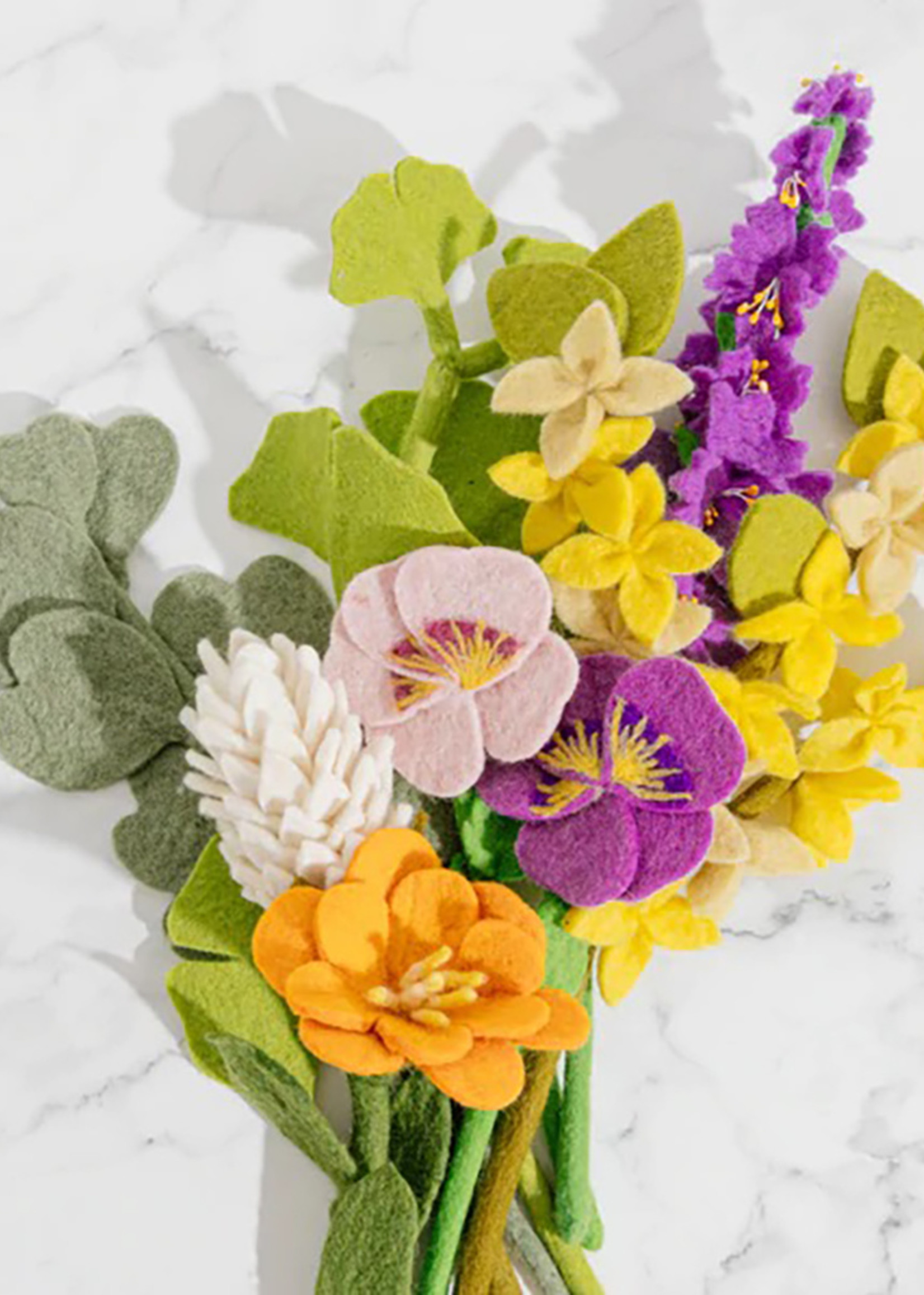 Global Goods Partners FINAL SALE - Felt Gingko Leaves