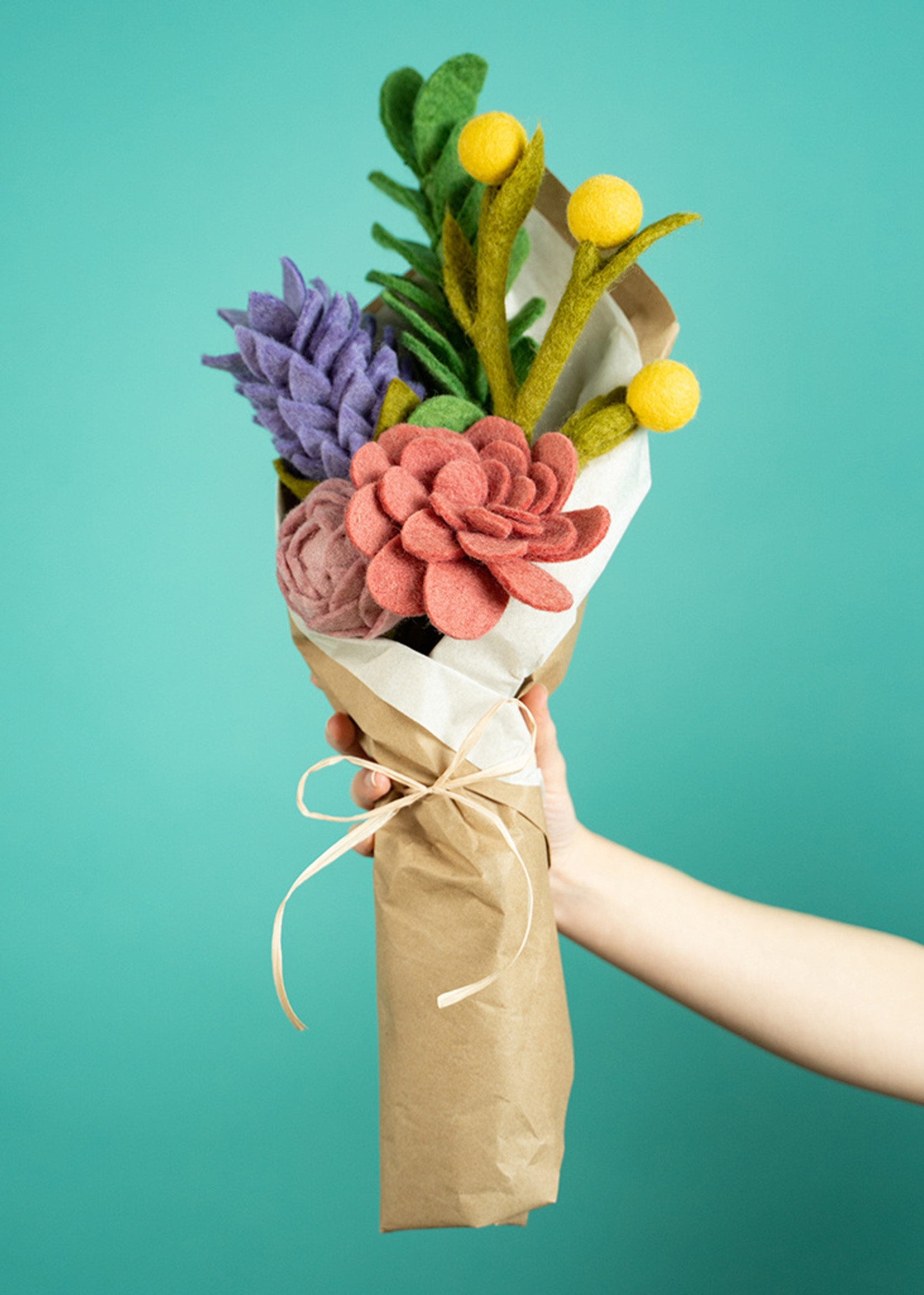 Garden Party Felt Flower Bouquet