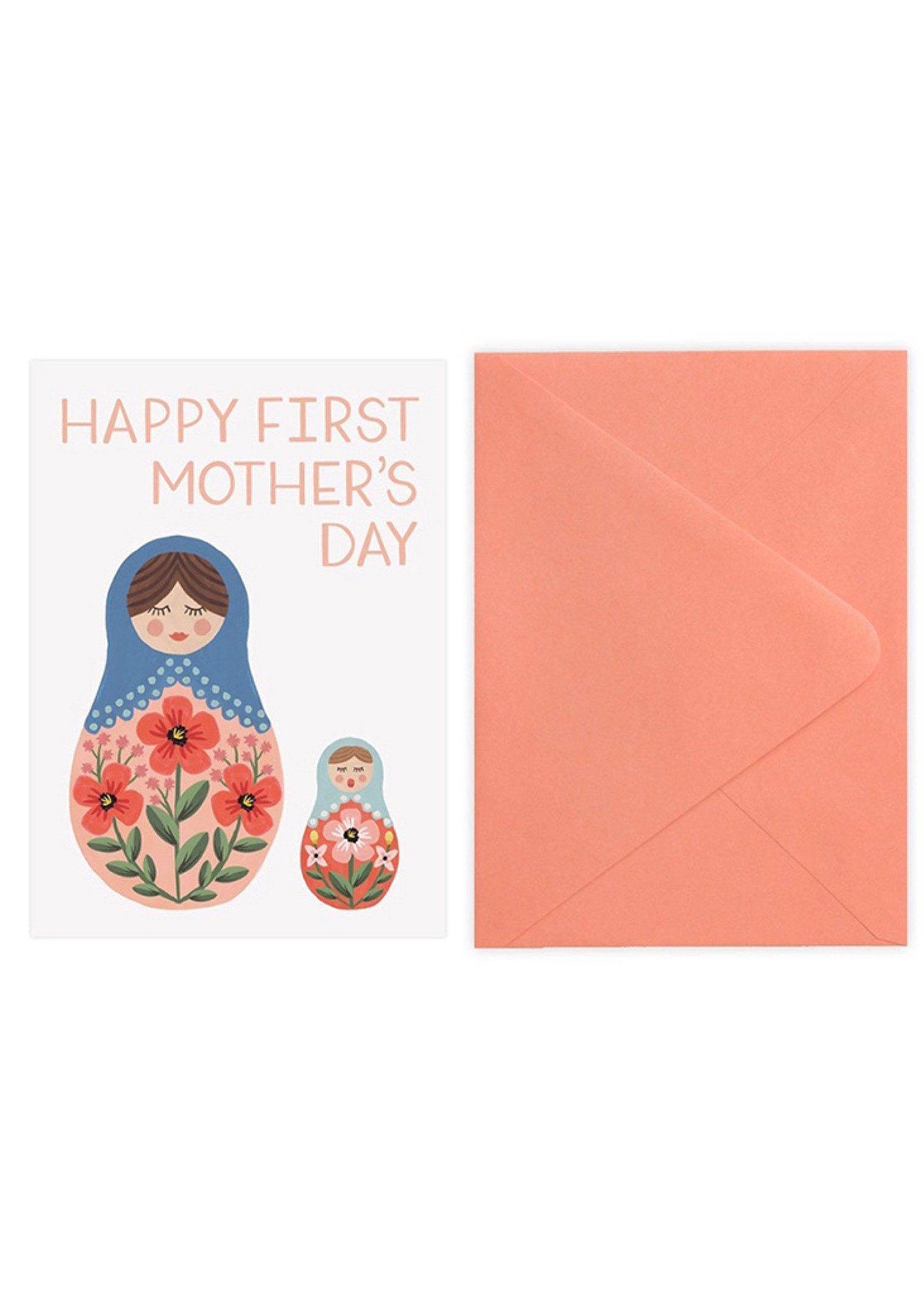 1st Mother's Day Nesting Doll Card