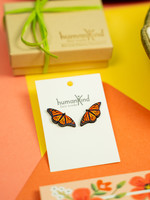 Dunitz Jewelry Monarch Butterfly Stud Earrings