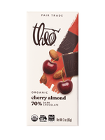 Theo Chocolate Cherry Almond 70% Dark Chocolate Bar
