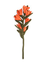 Global Goods Partners FINAL SALE - Felt Indian Paint Brush Flower