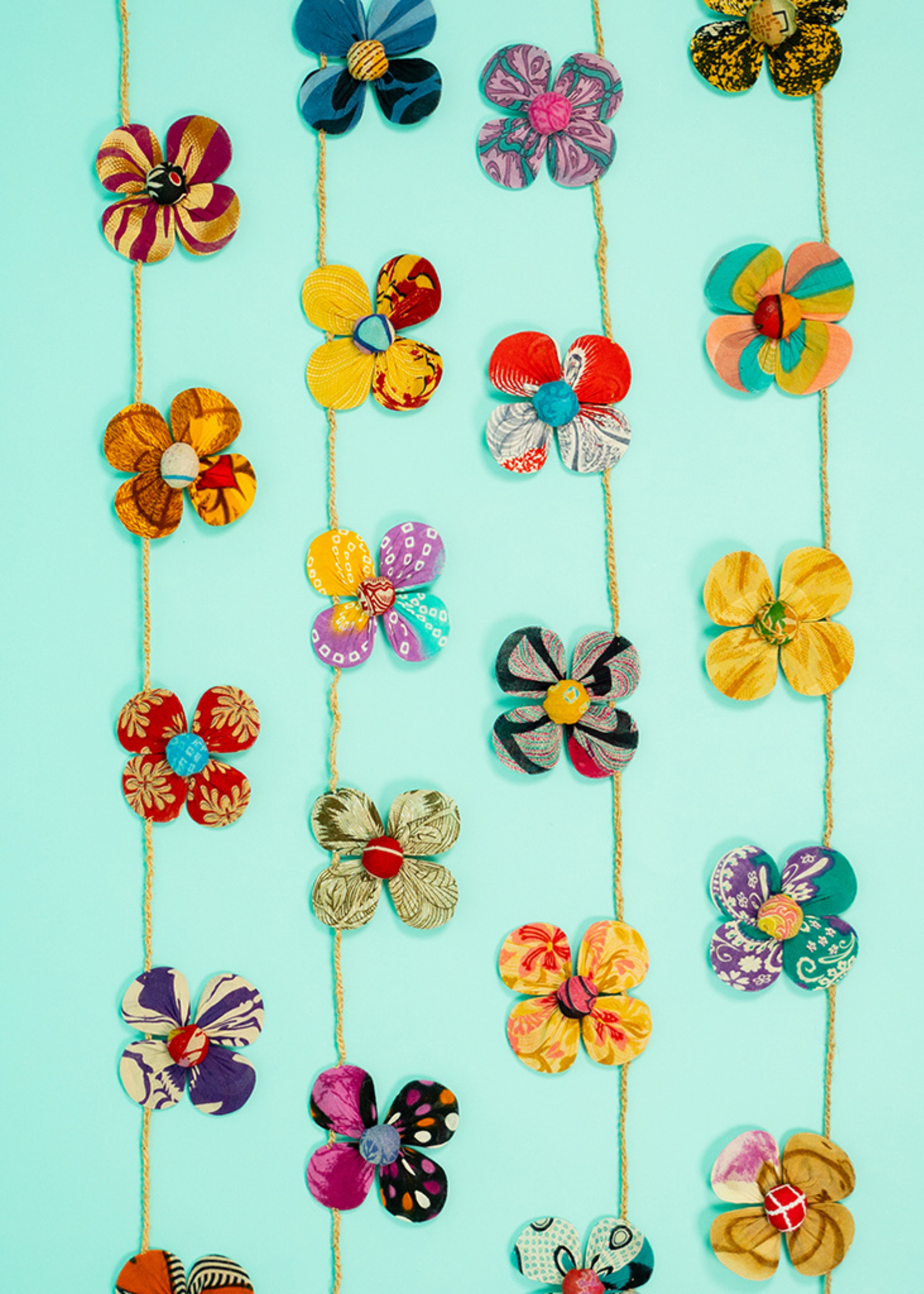 Ten Thousand Villages Recycled Sari Flower Garland