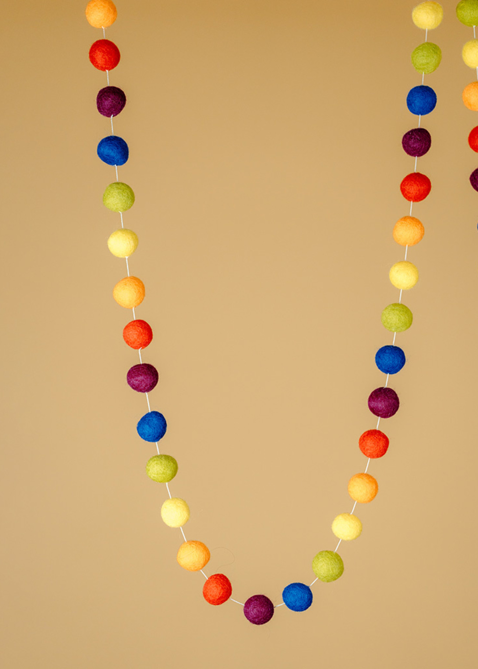 Pastel Felt Balls Pastel Rainbow Felt Pom Poms Rainbow Felt Ball Garland  Easter Garland Wool Felt Balls Crafting Balls Wool 