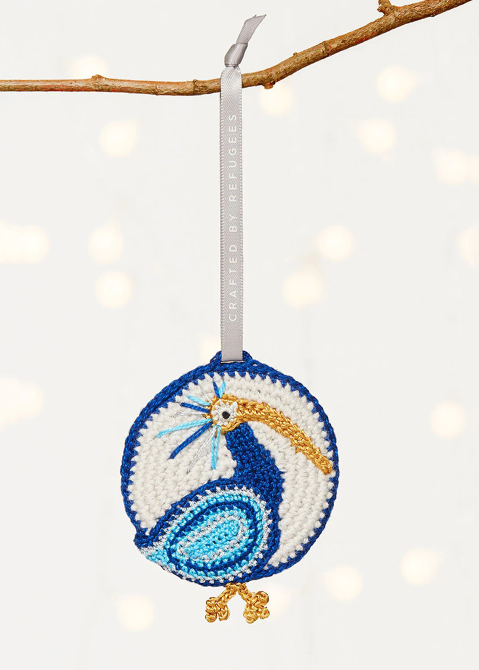 African Modern FINAL SALE - Brave Ibis Bird Ornament