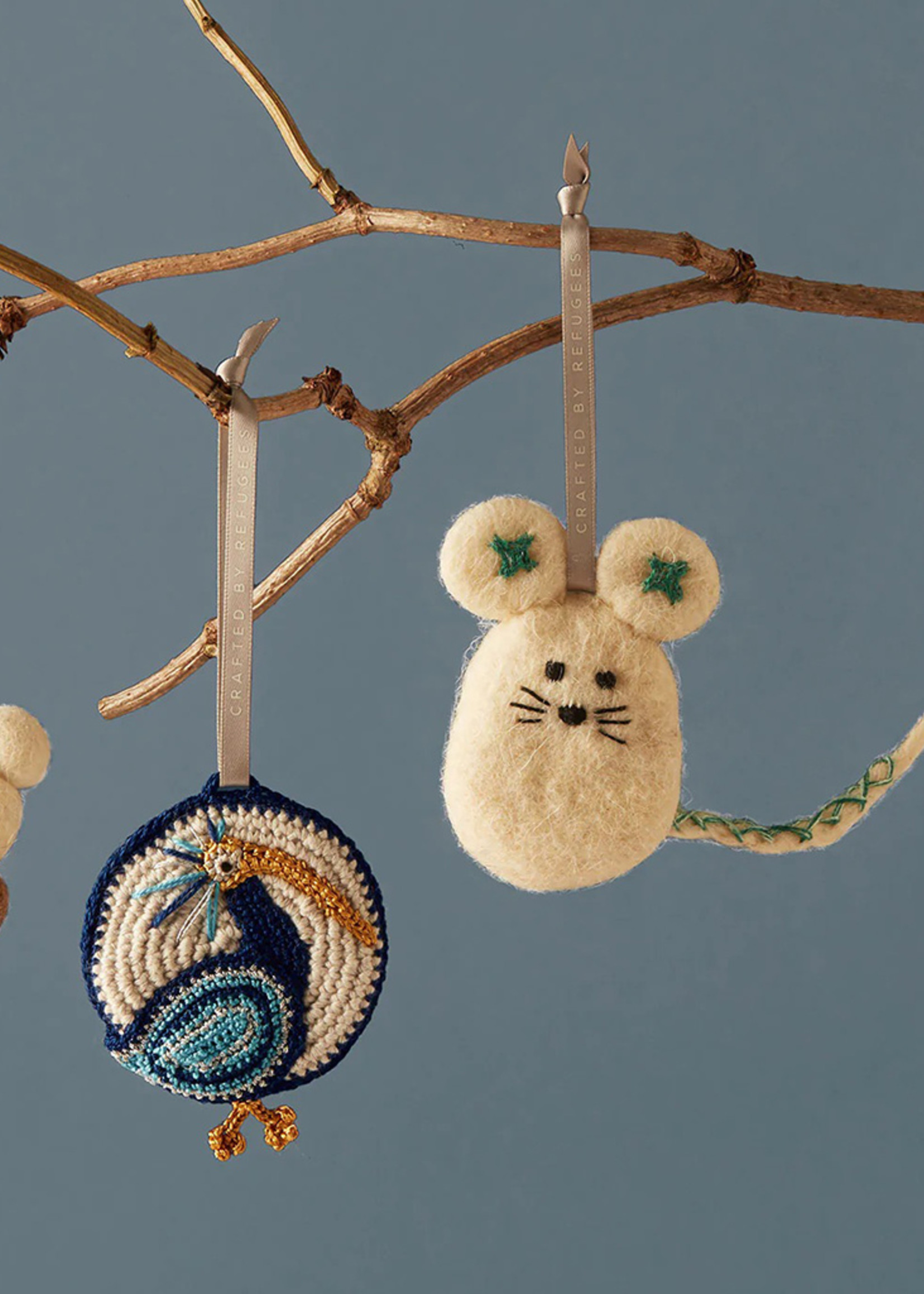 African Modern FINAL SALE - Brave Ibis Bird Ornament