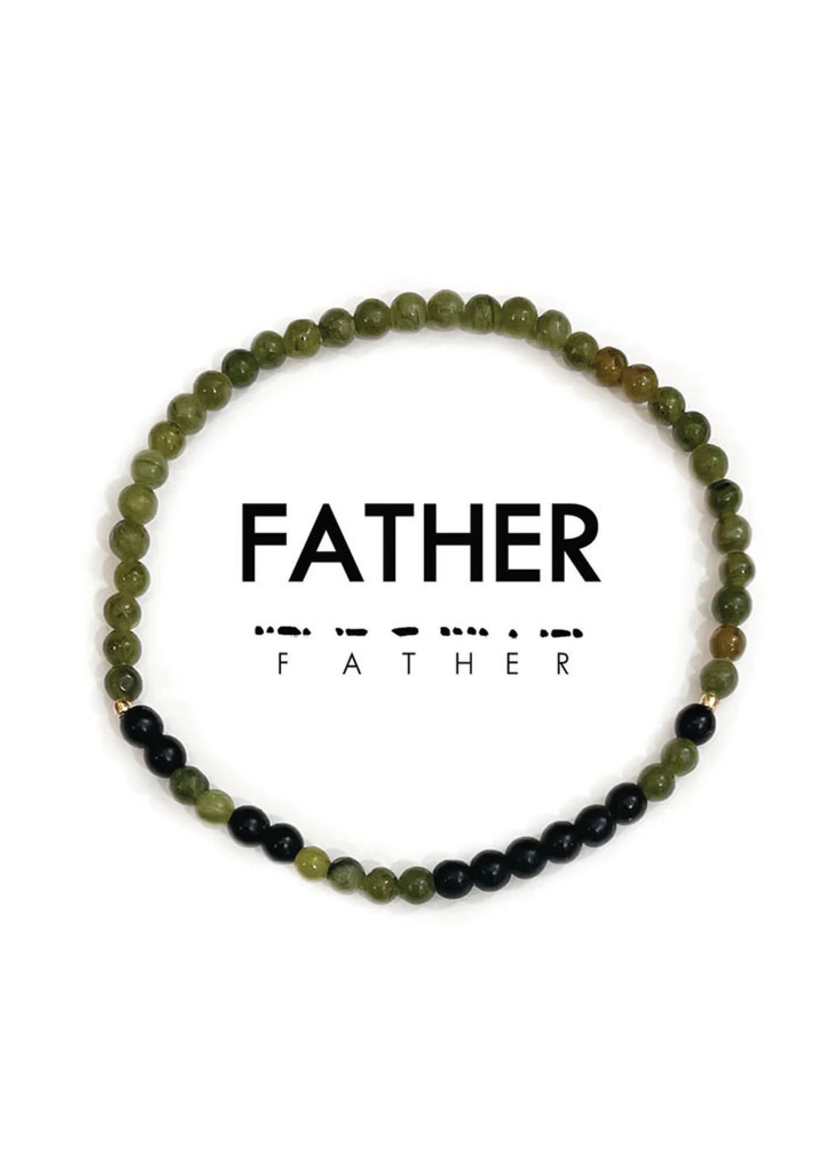 Men's Morse Code FATHER Bracelet