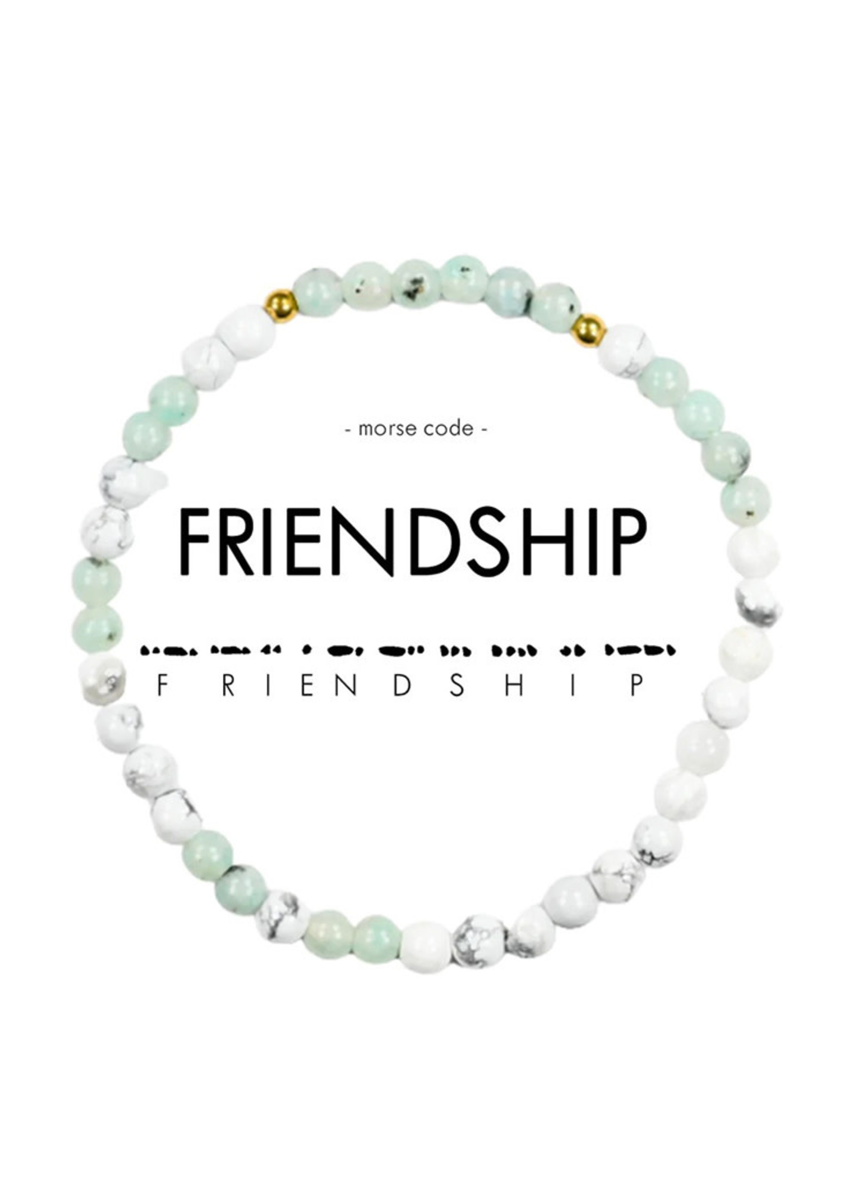 Ethic Goods Men's Morse Code FRIENDSHIP Bracelet
