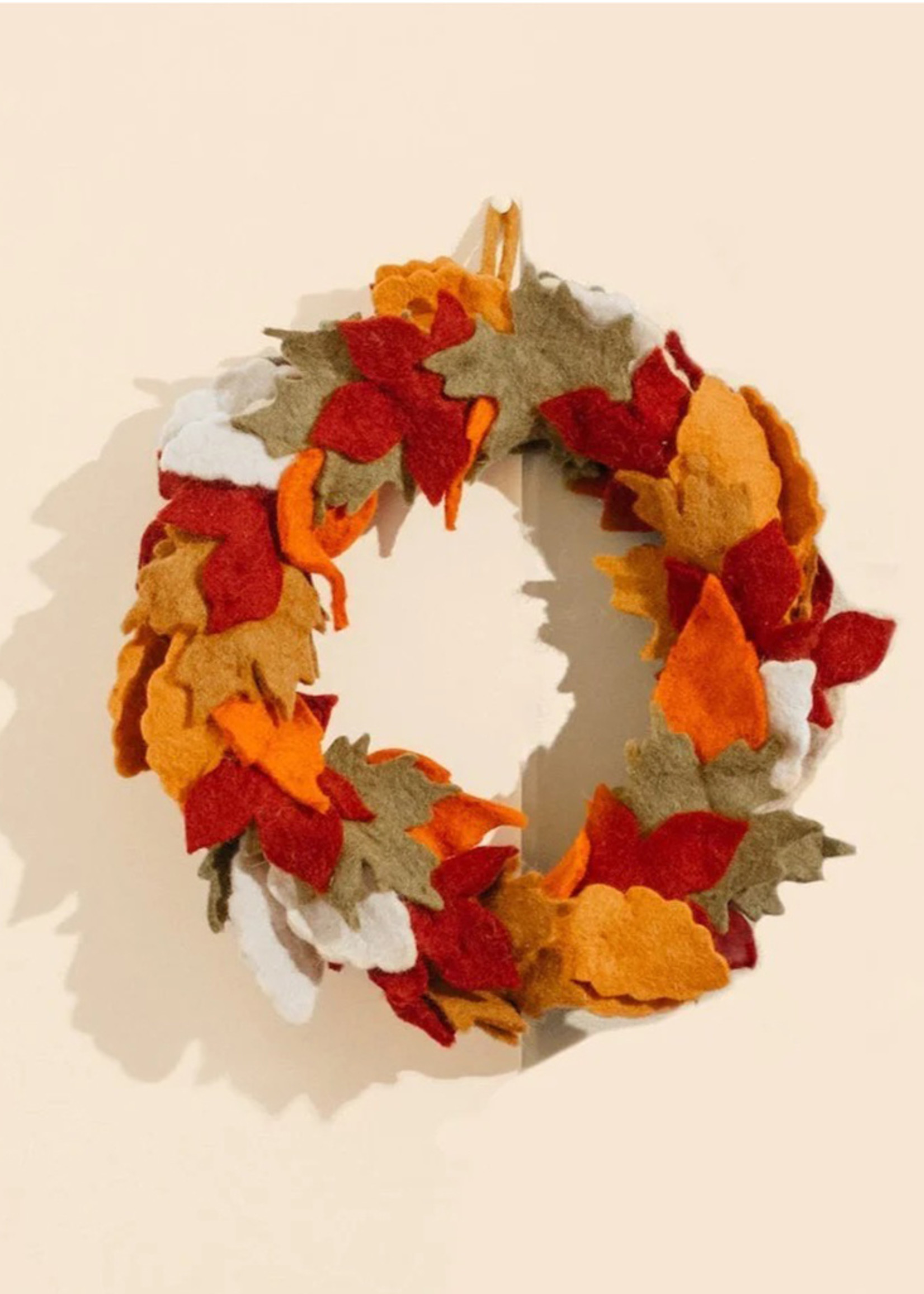 Global Goods Partners Felt Maple Leaf Wreath