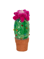 dZi Beaded Torch Cactus Ornament