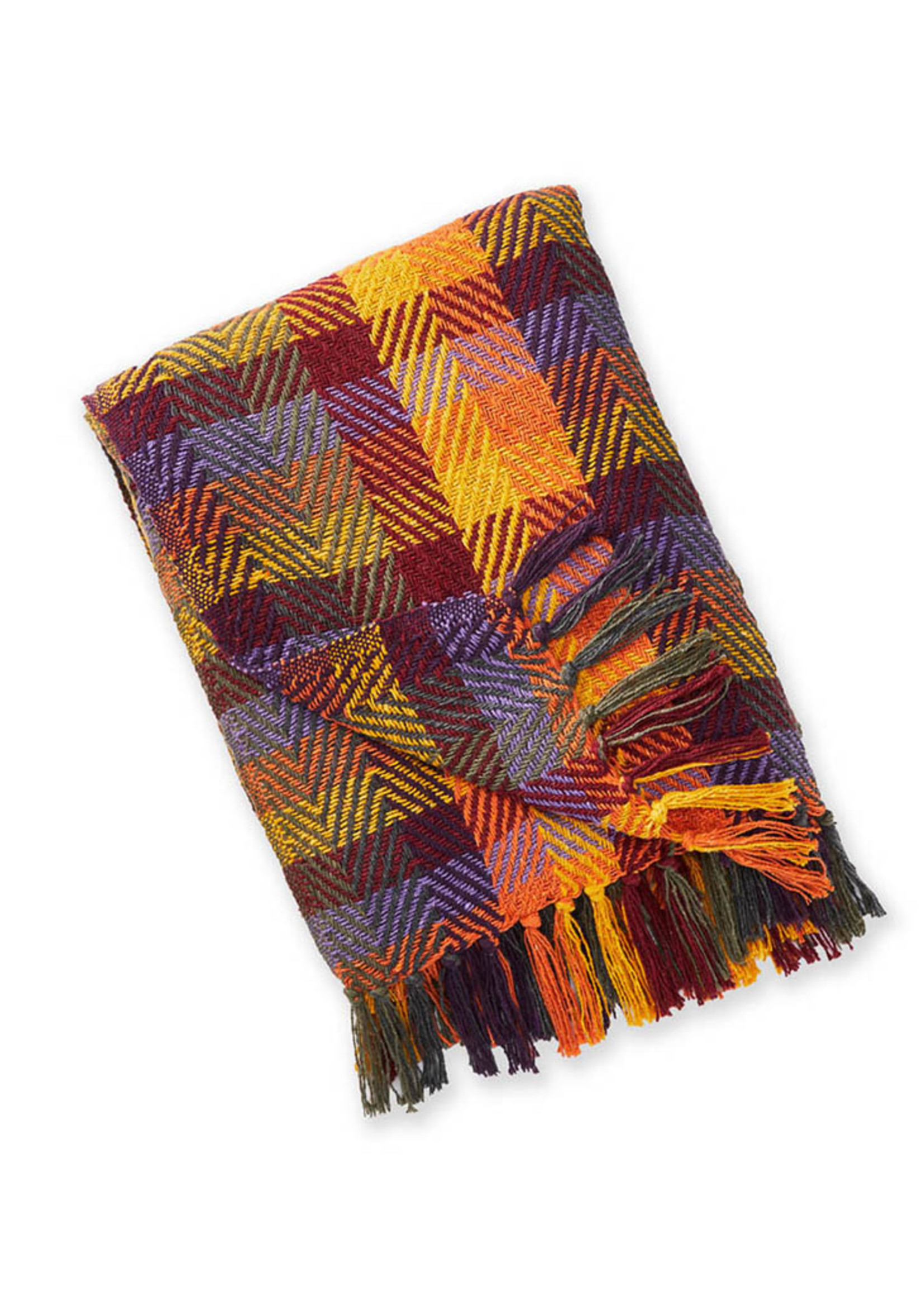 SERRV Harvest Plaid Rethread Throw