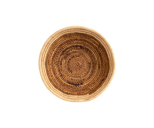 SMALL ROUND WOVEN TOTE – Lemoni