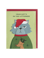 Good Paper Grumpy Kitty Christmas Card