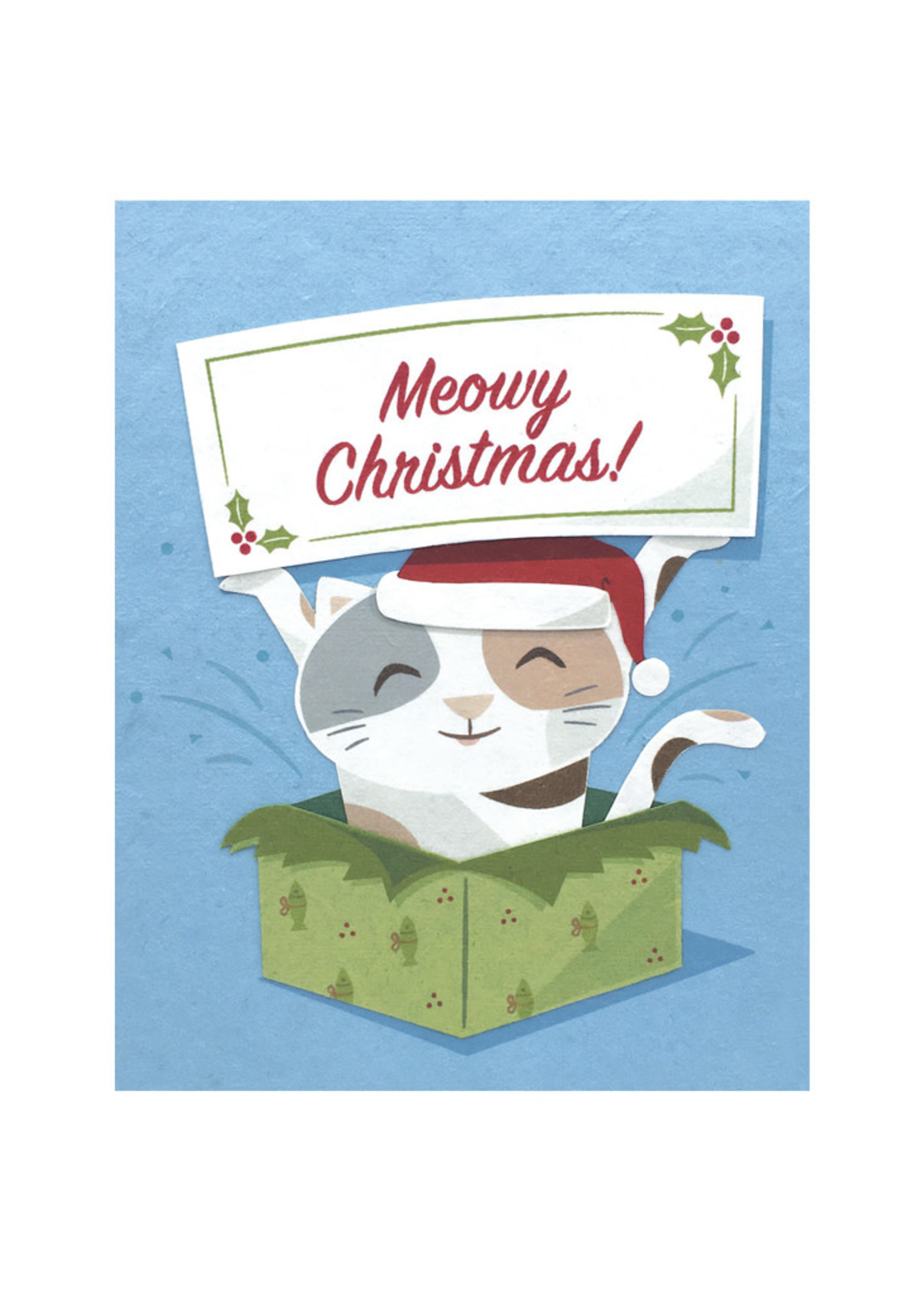 Good Paper Meowy Christmas Card