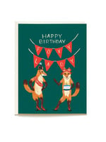 Pen + Pillar Foxy Lady Birthday Card
