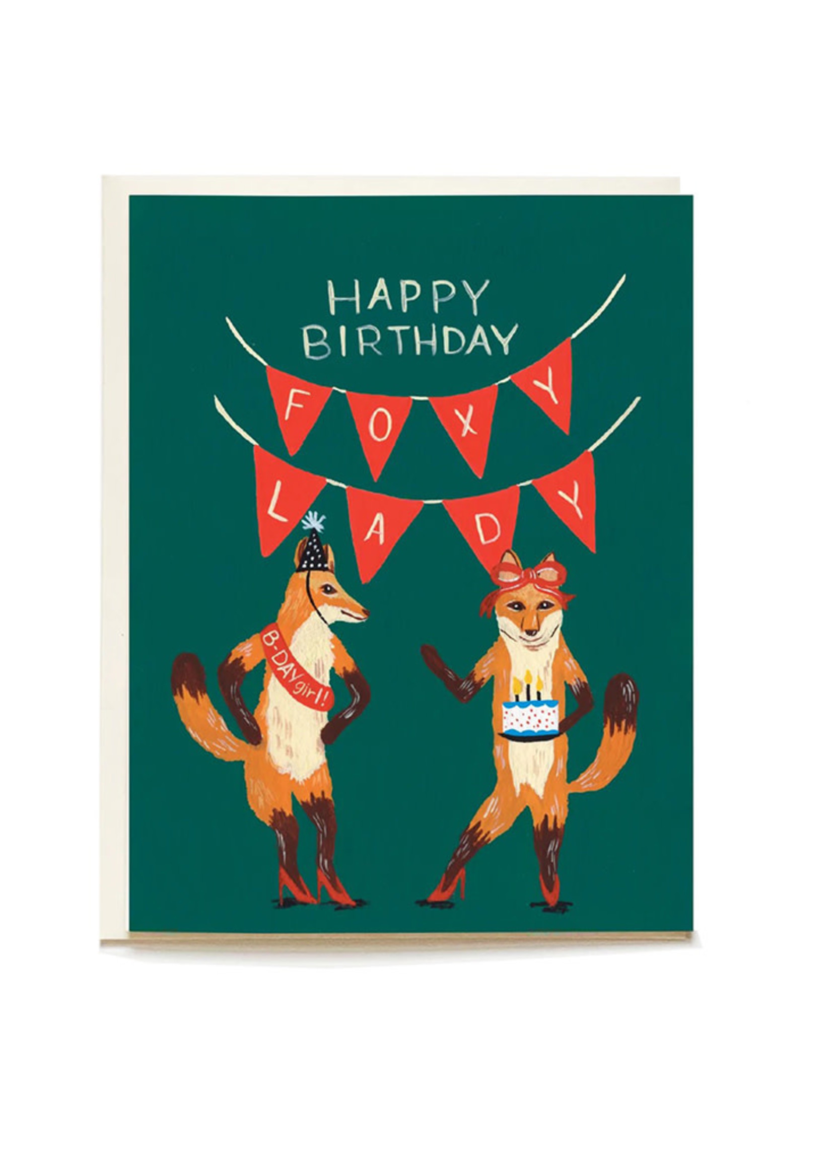 Foxy Lady Birthday Card Foxy Lady Birthday Card
