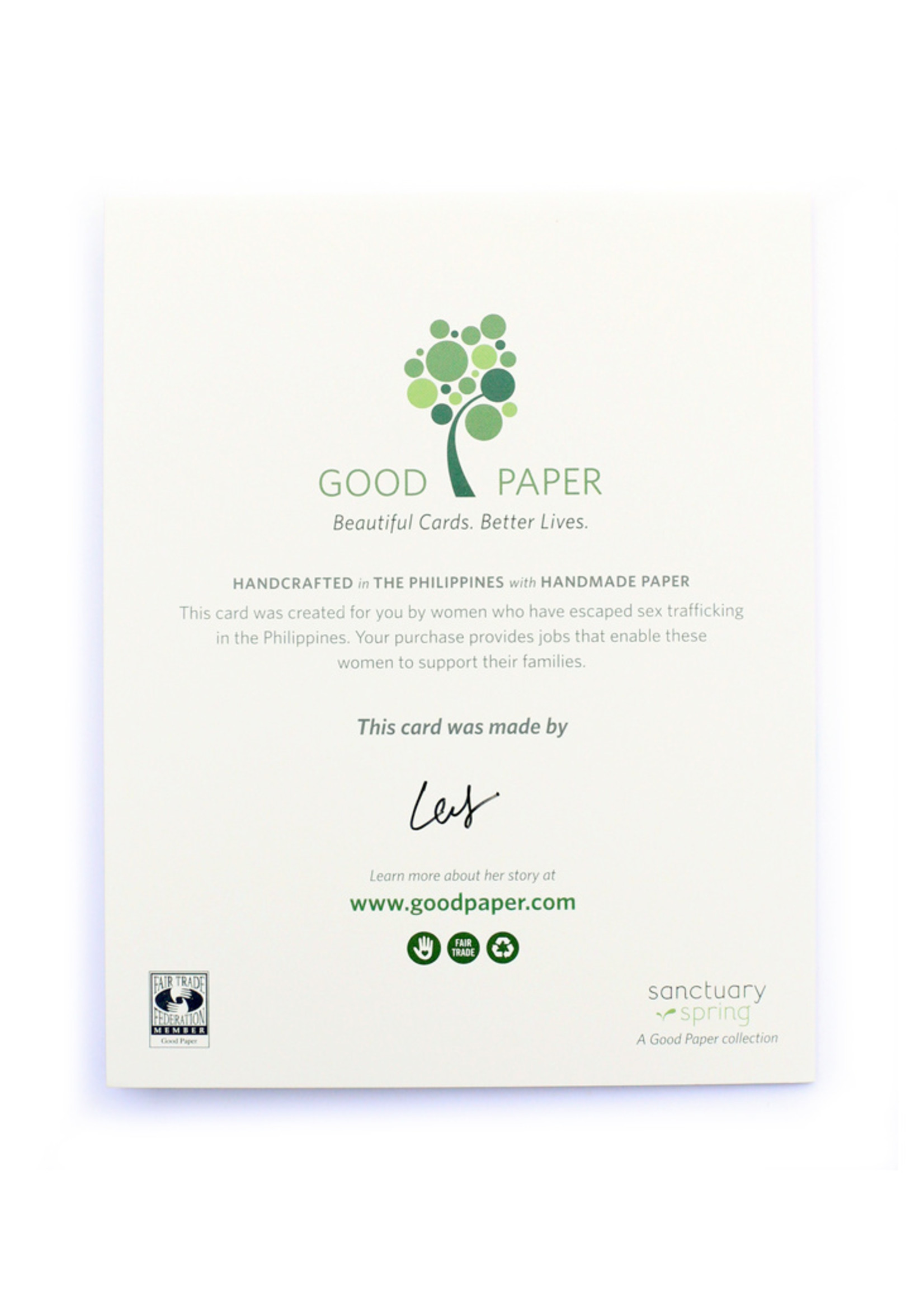 Good Paper Cozy Dog Christmas Card