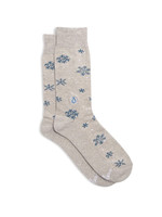 Conscious Step Women's Snowflake Socks That Give Water