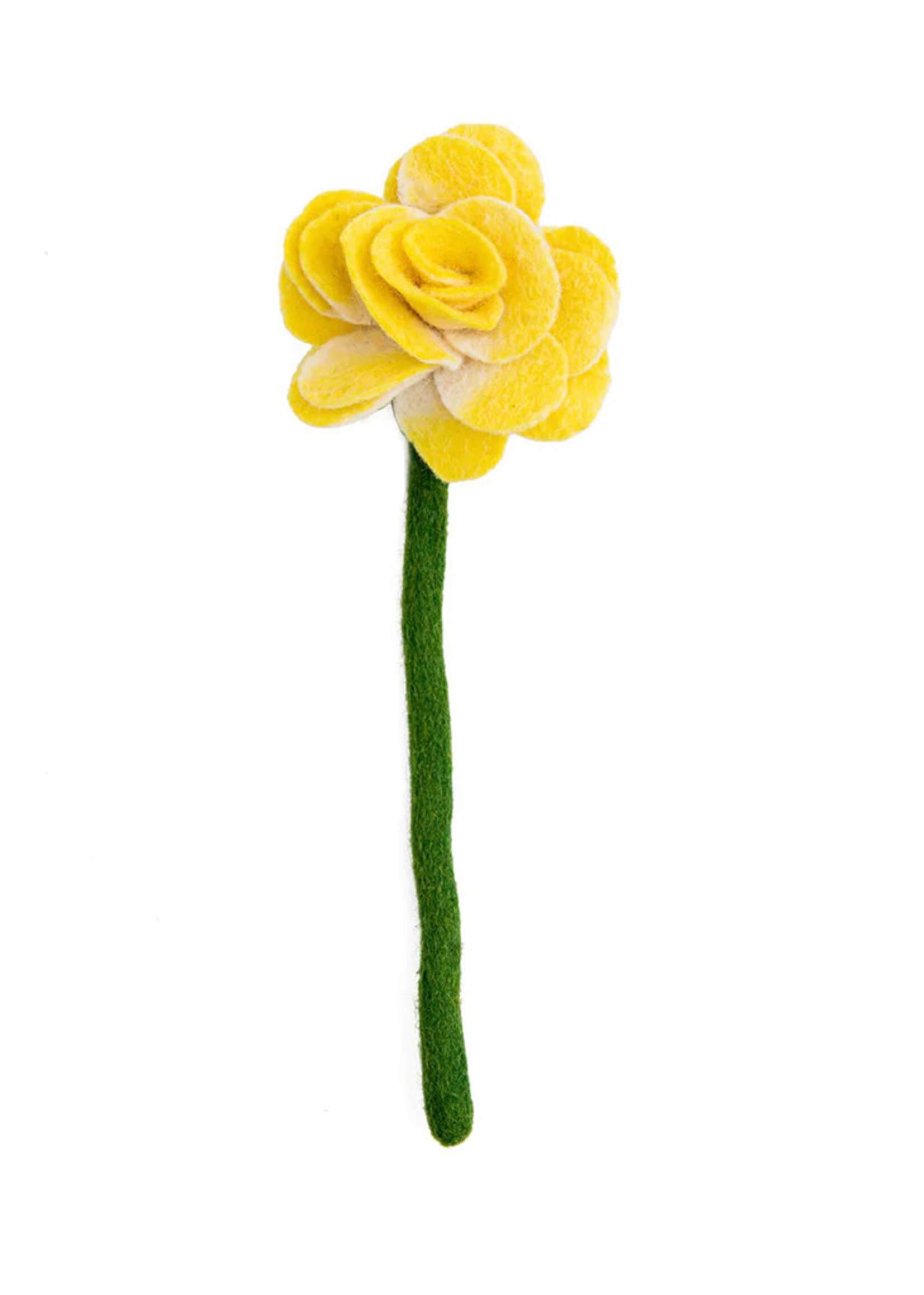 Global Goods Partners Felt Ranunculus Flower