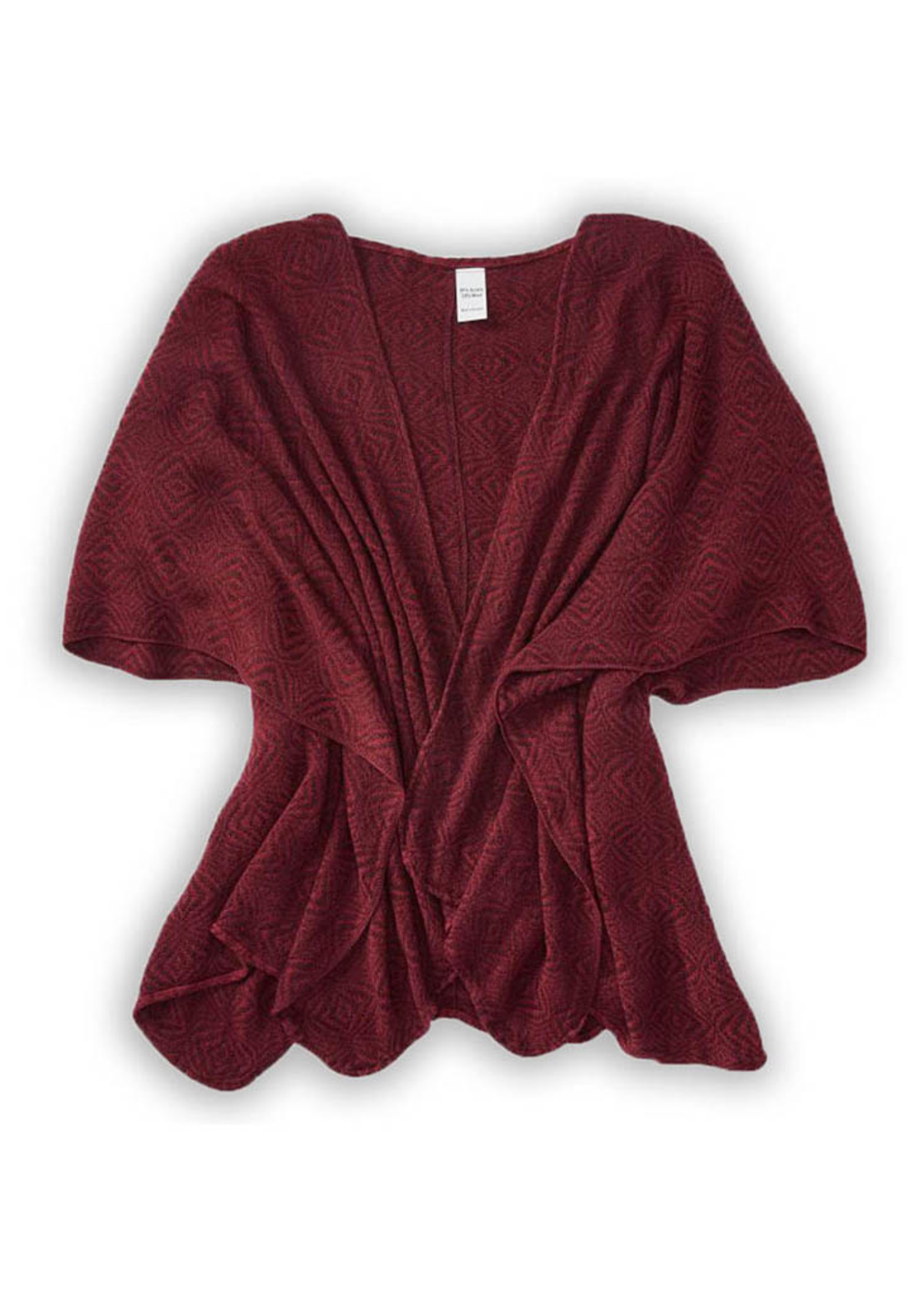 SERRV Carmine Plum Poncho