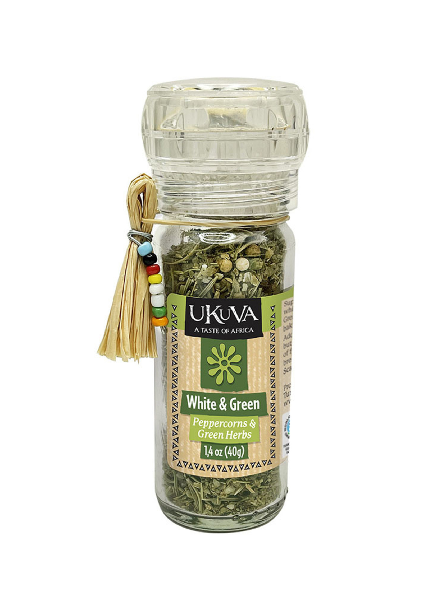 SERRV Ukuva White & Green Herb Spice [Cape Garden]
