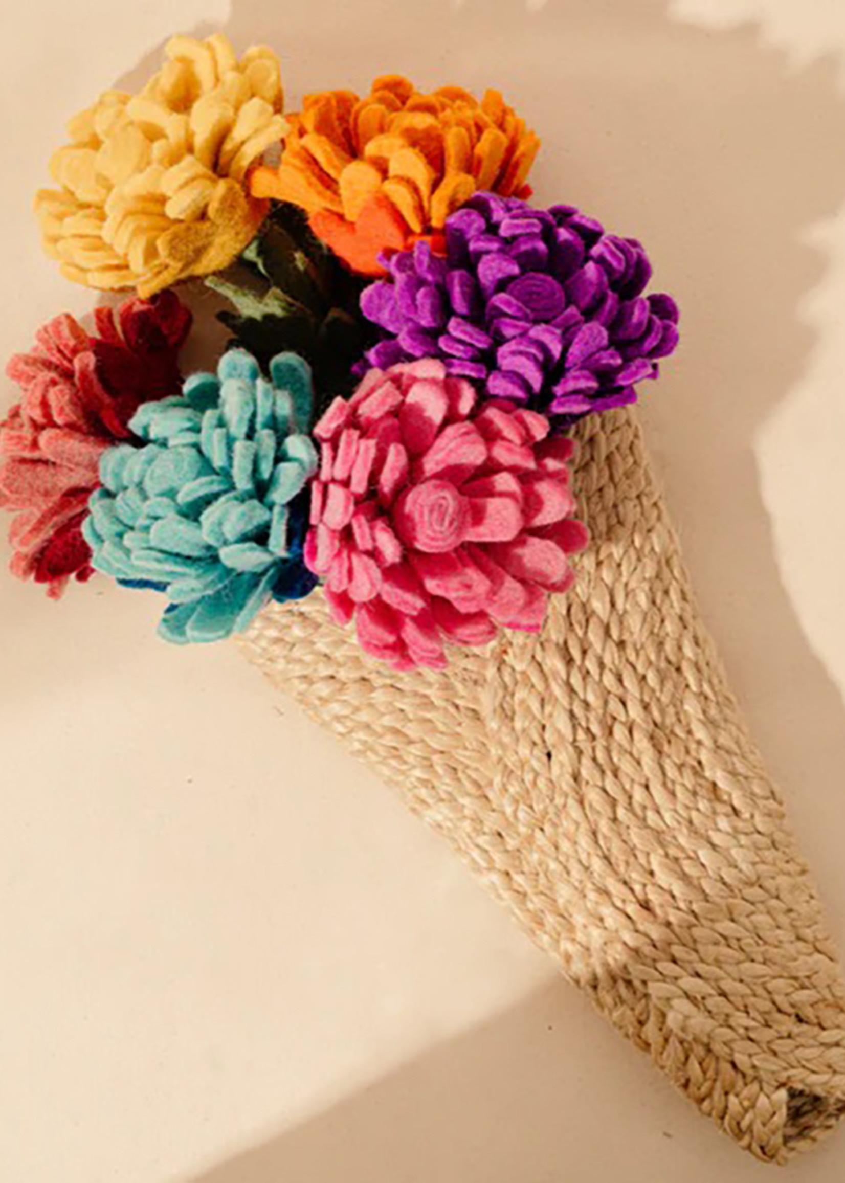 Felt Garden Glory Flower from HumanKind Fair Trade - HumanKind