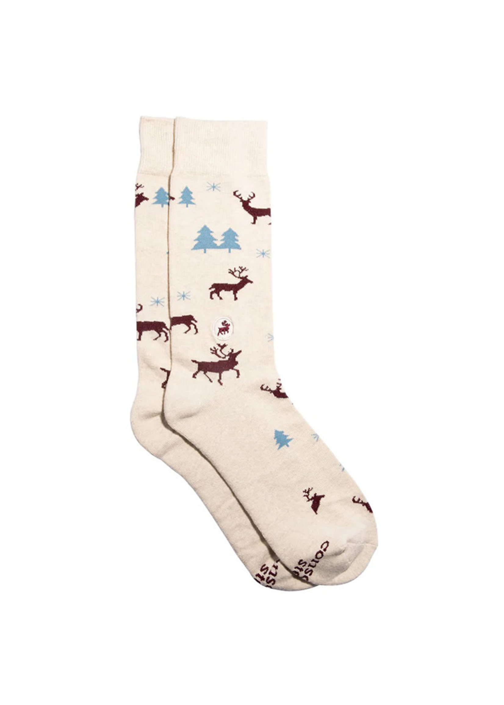 Conscious Step Women's Socks that Protect Caribou