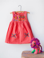 Coral Pink Jardinita Dress