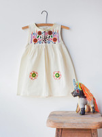 Cream Jardinita Dress