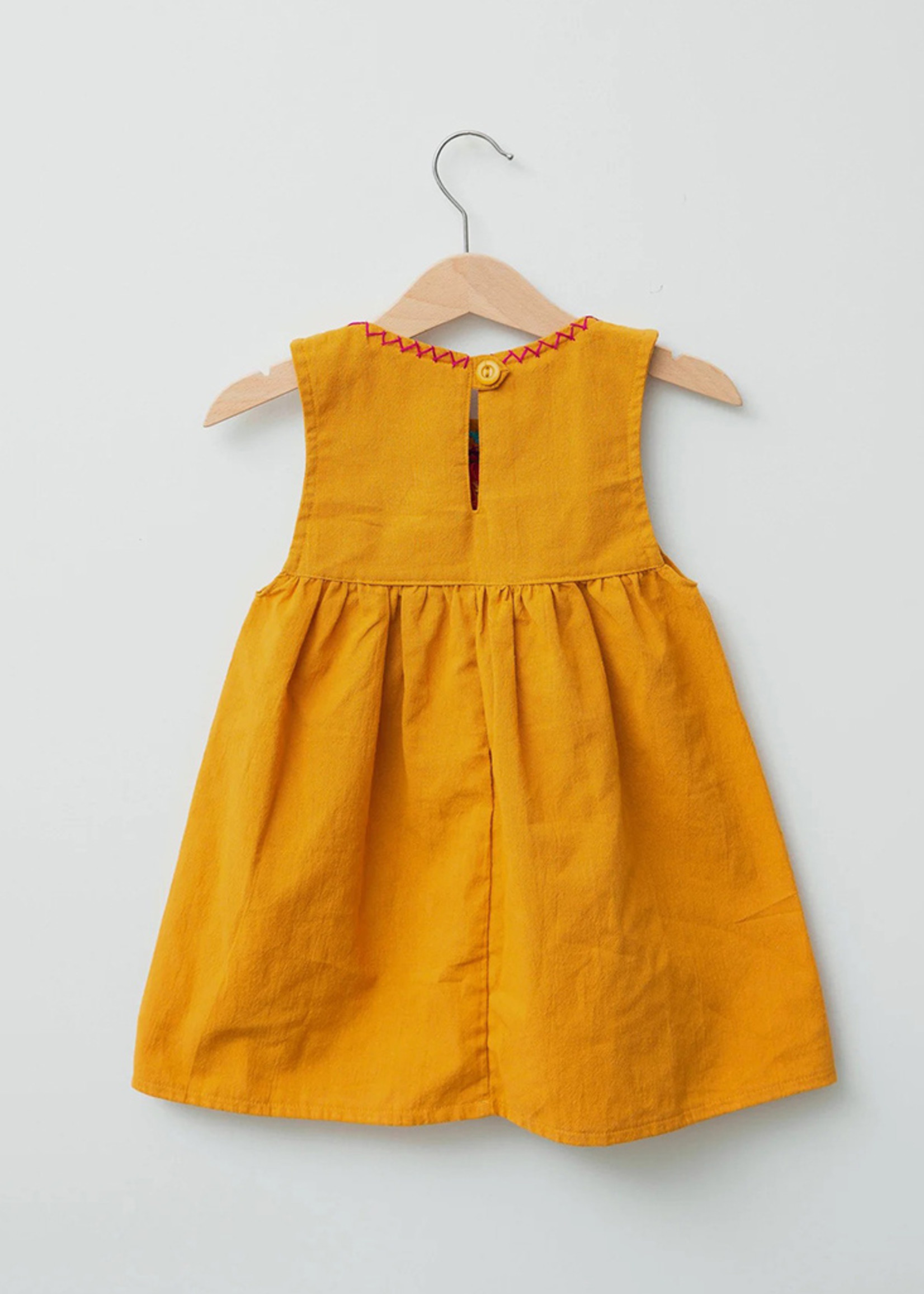 Mustard Jardinita Dress