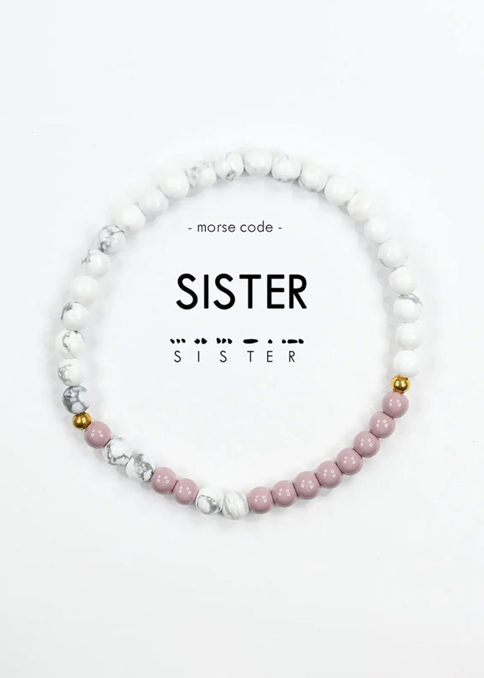 Sister bracelet store morse code