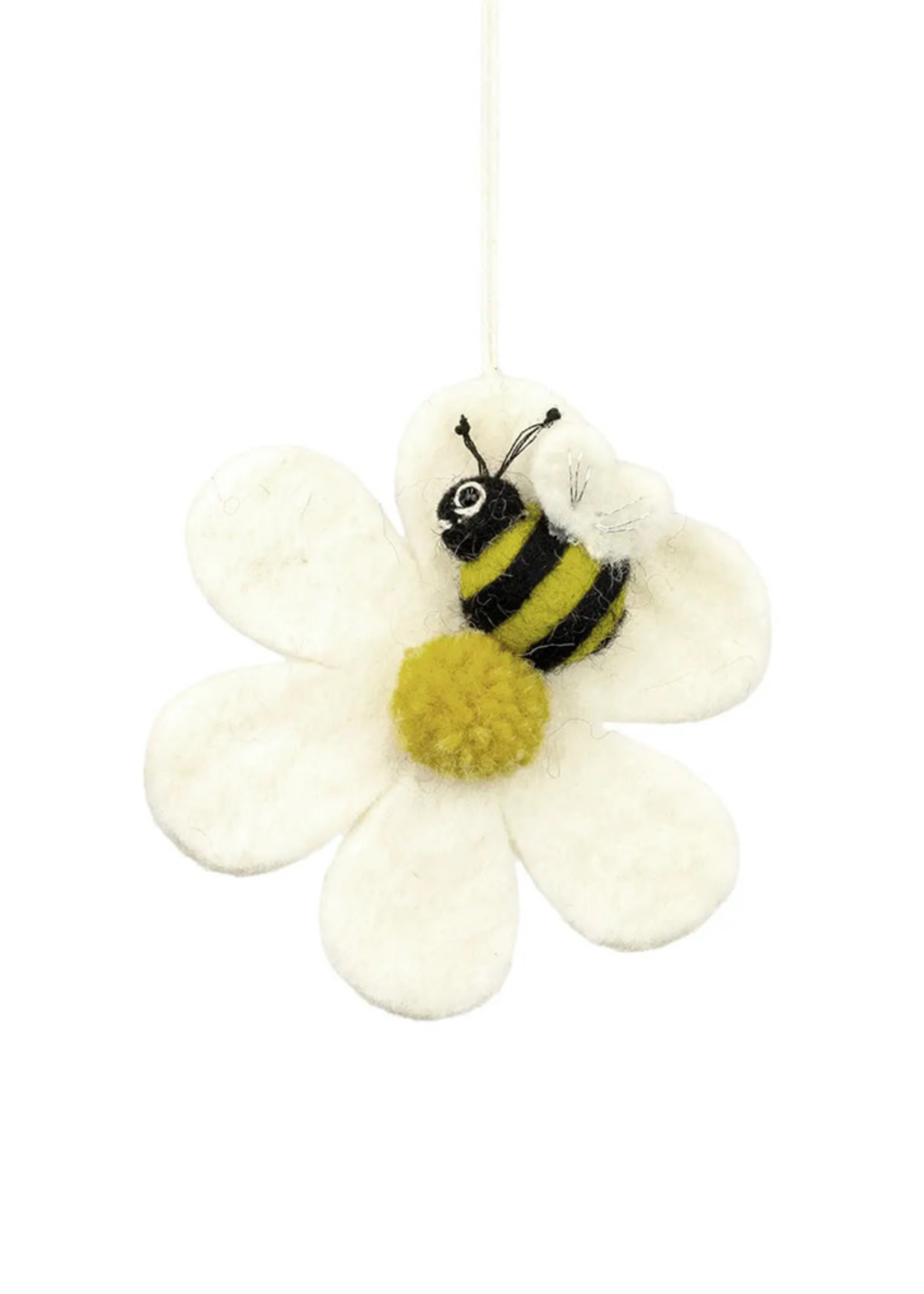 dZi Bee Bloom Felt Ornament