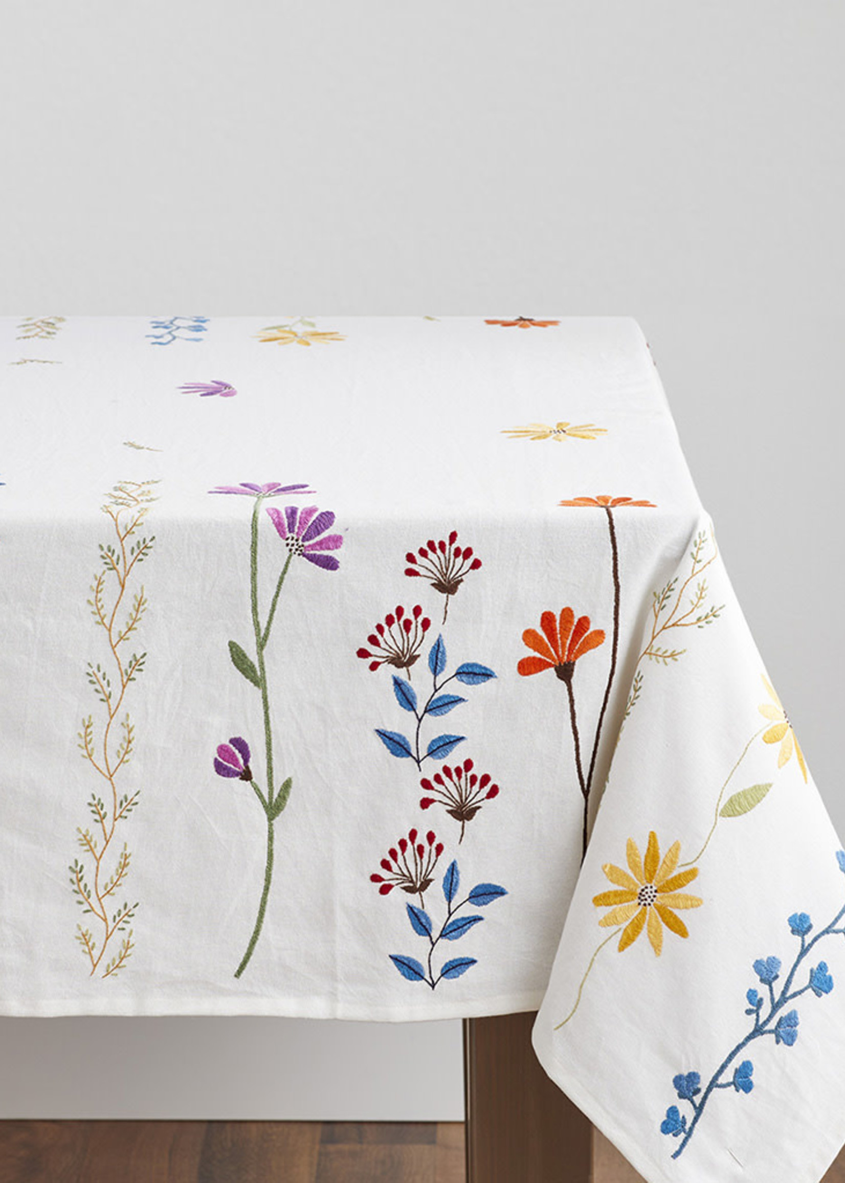 SERRV Shalimar Flower Meadow Tablecloth [60in x 90in]