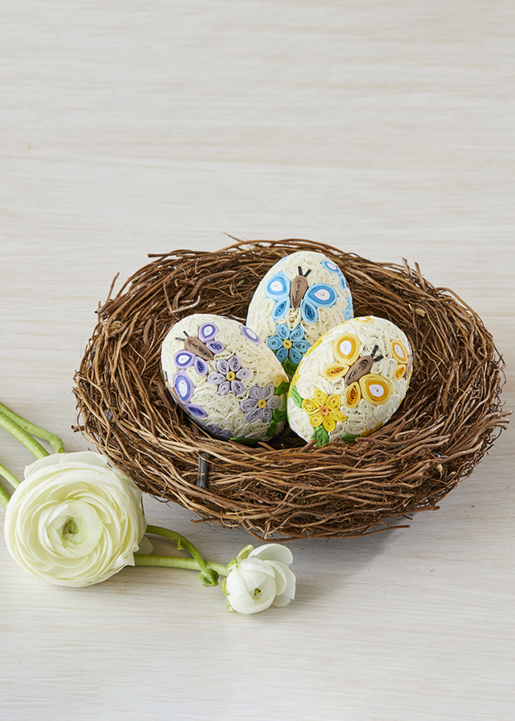 SERRV Quilled Butterfly Easter Egg Set