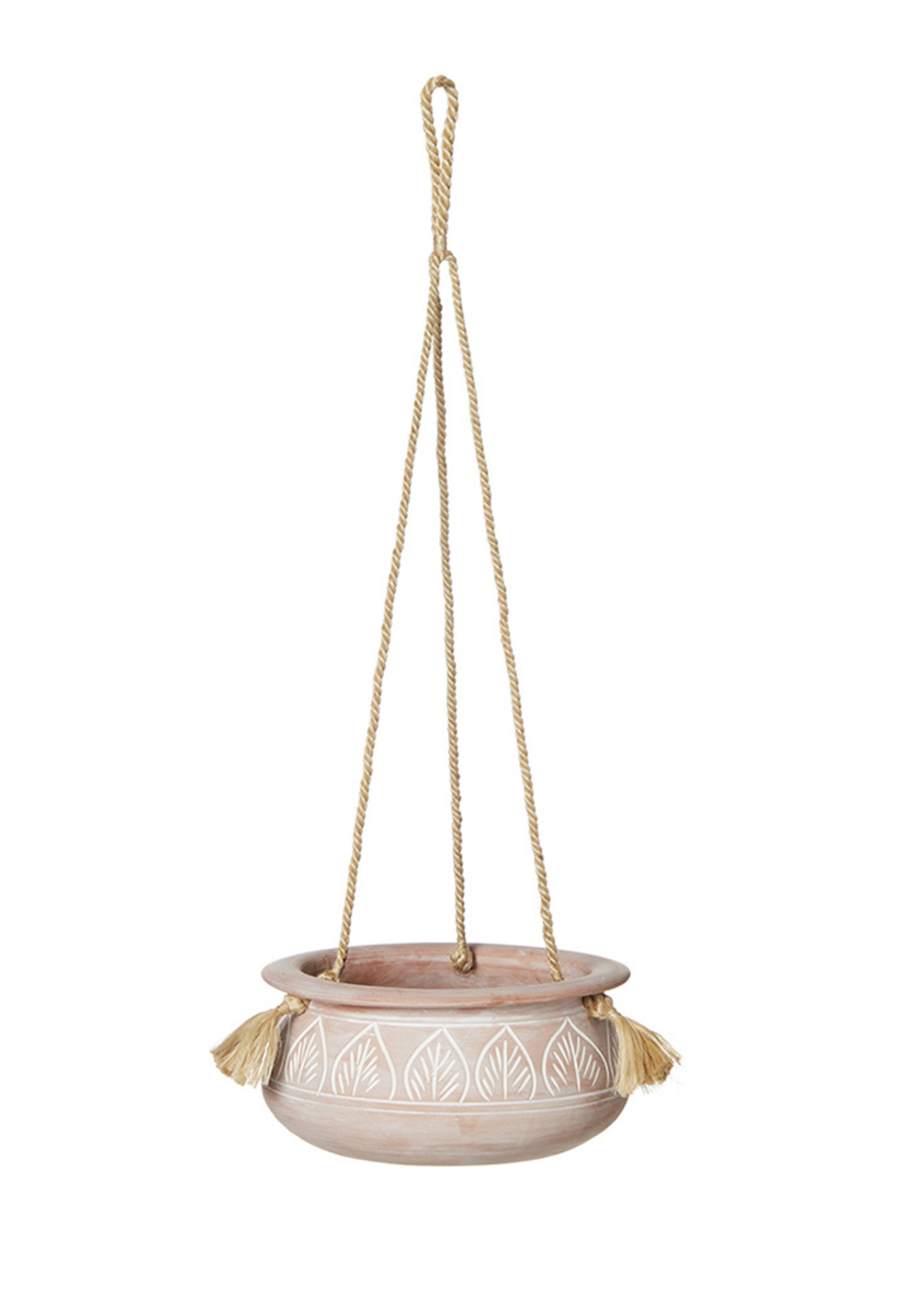 SERRV Papari Leaf Hanging Planter